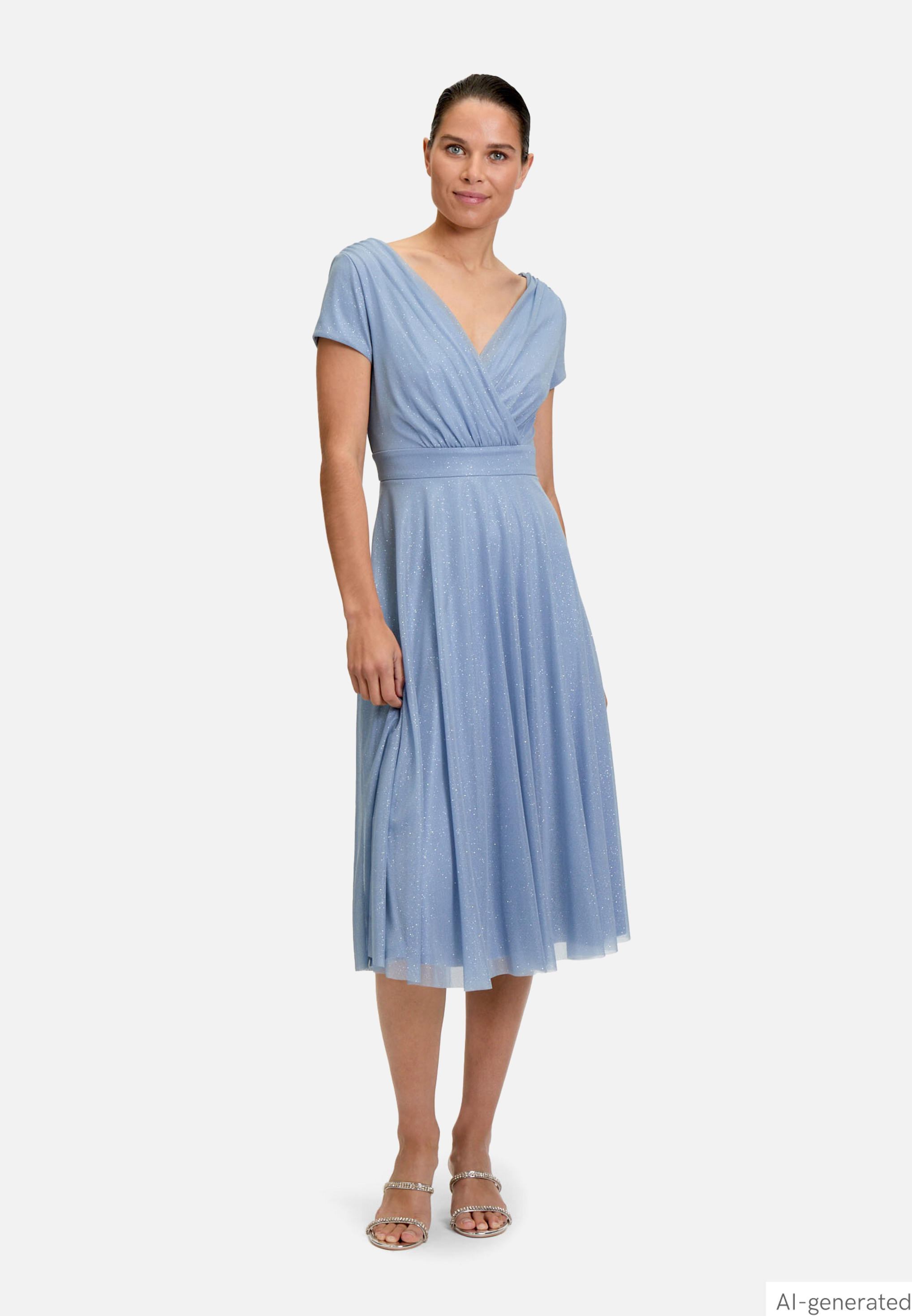 Cocktailkleid im Glitzer-Look