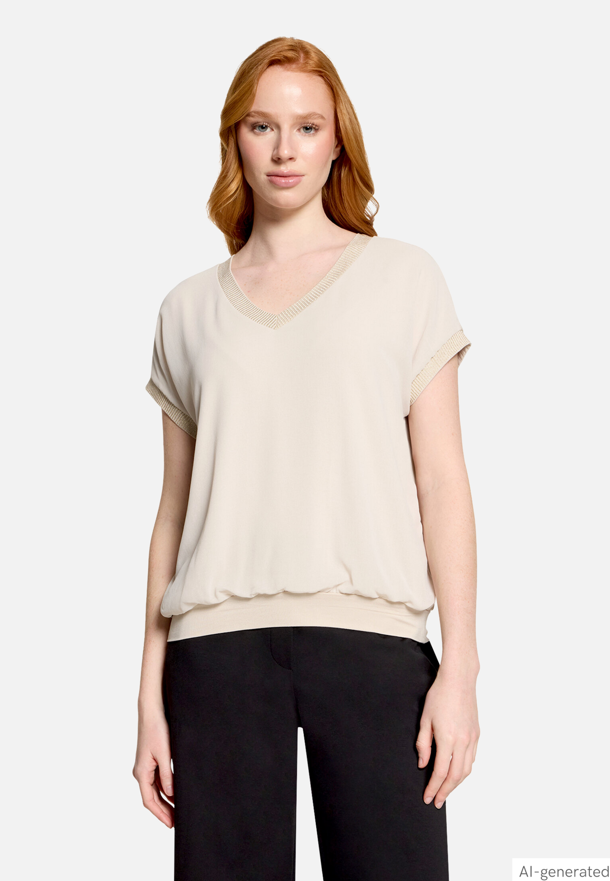 Blusenshirt mit Stickerei