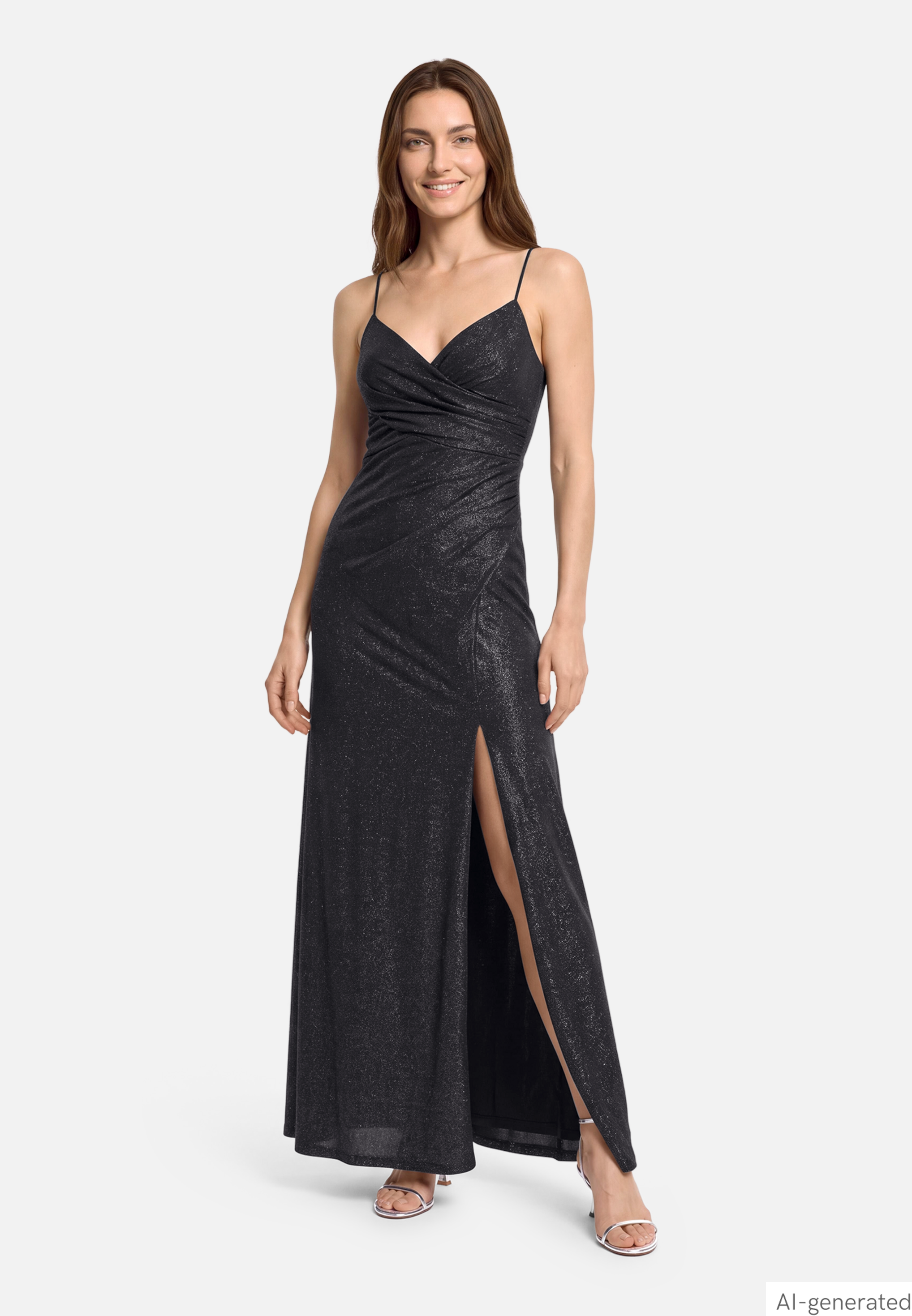 Abendkleid im Glitzer-Look