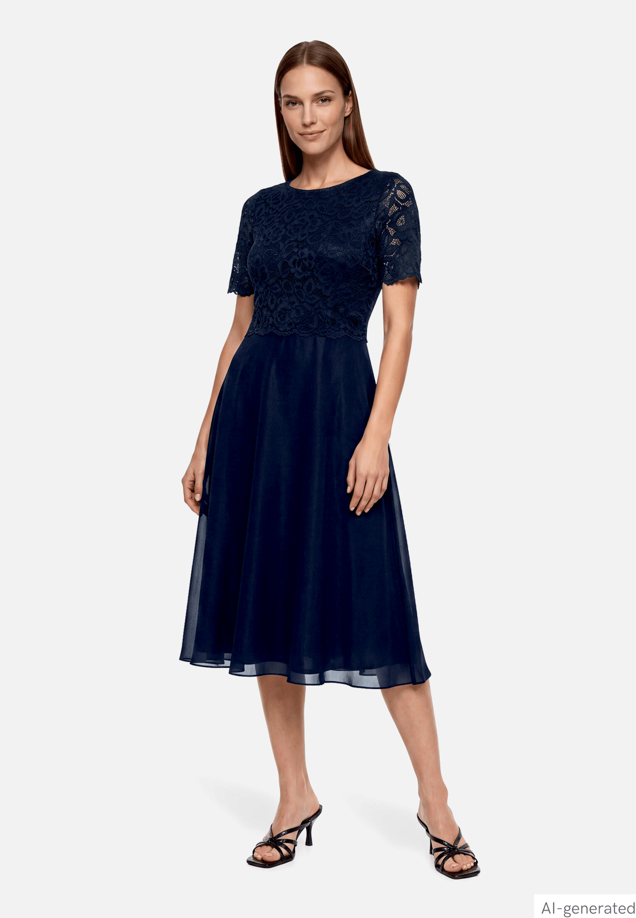 Cocktailkleid mit Spitze