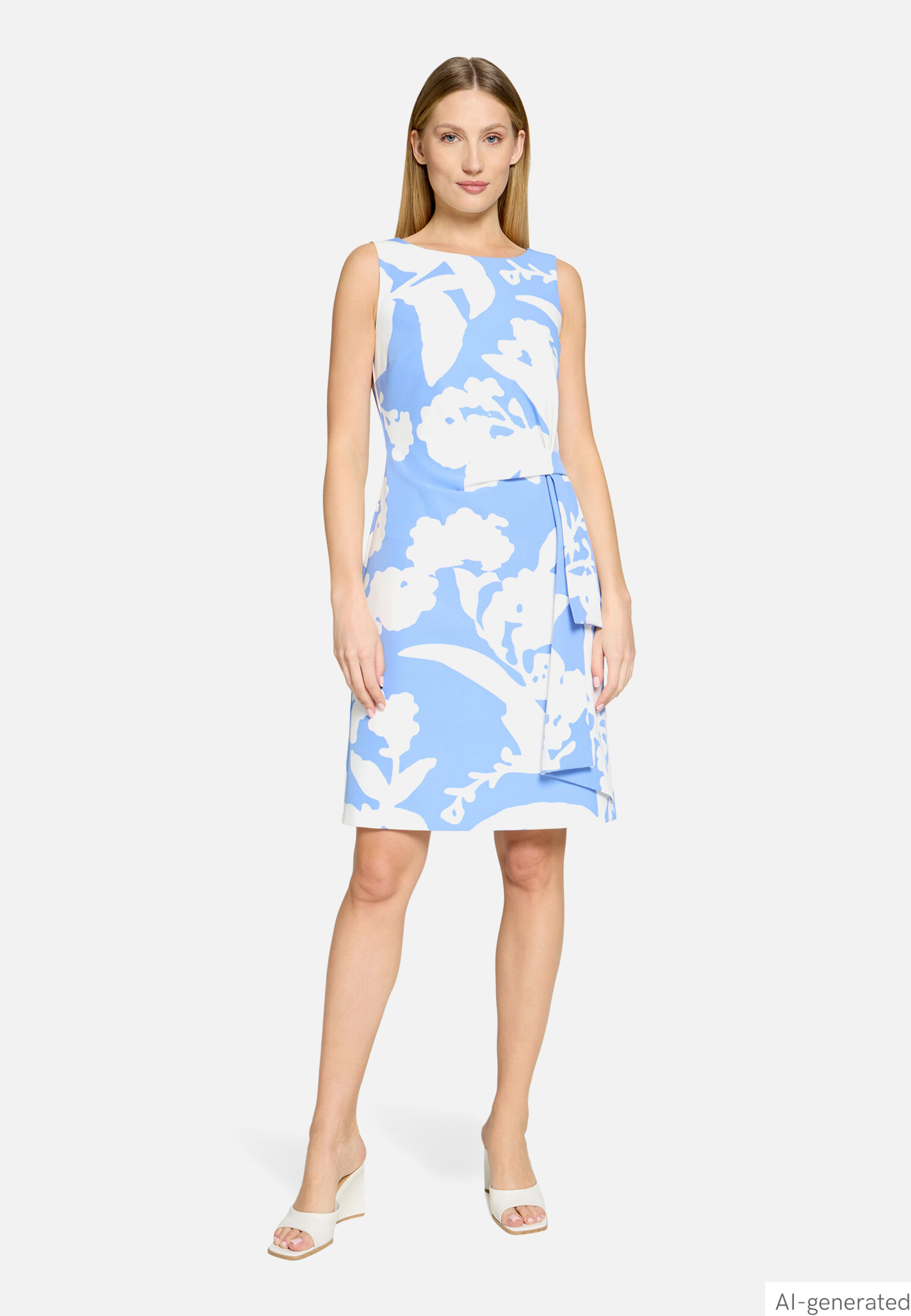 Cocktailkleid mit Blumenprint