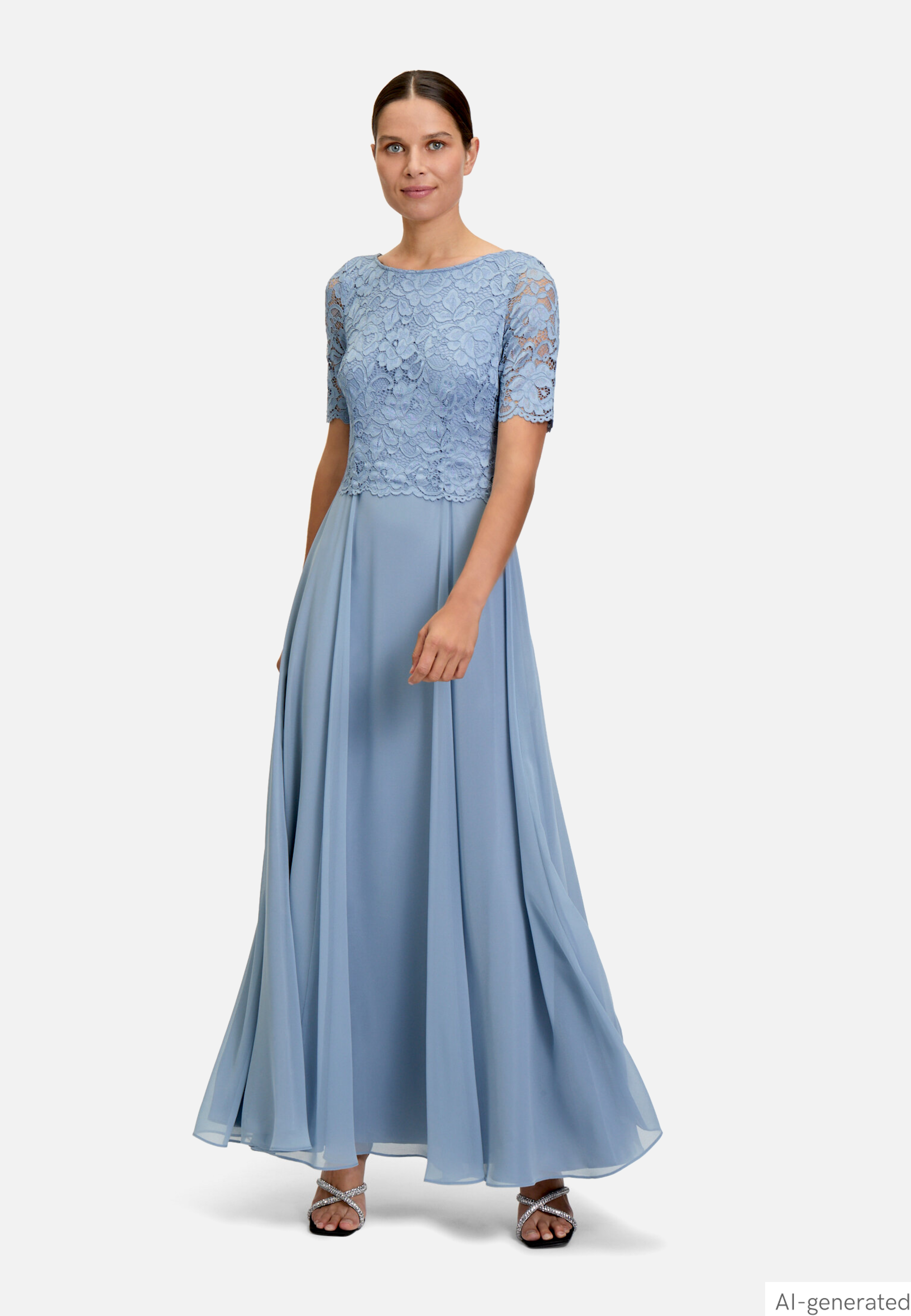 Abendkleid mit Spitze