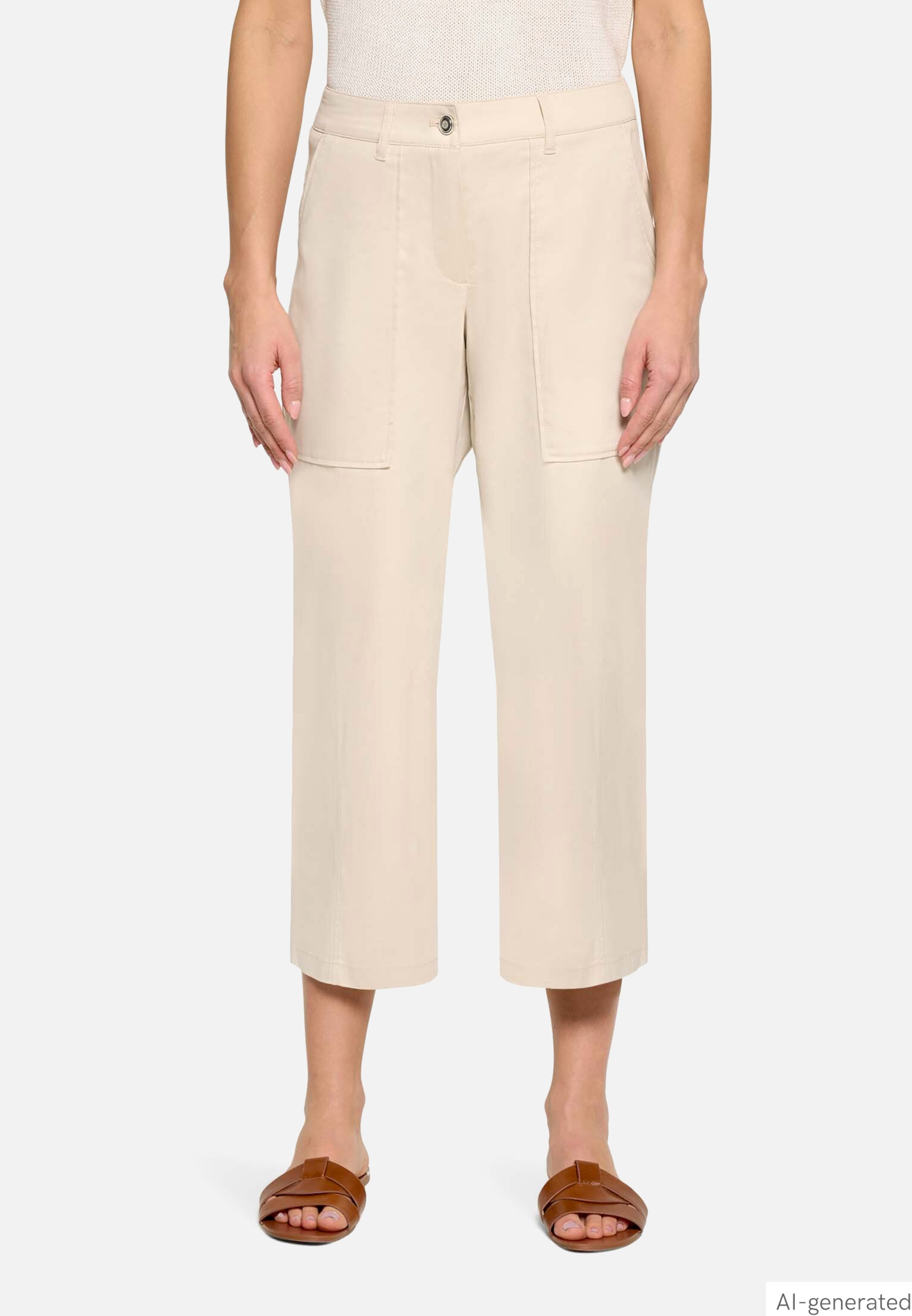 Stoffhose unifarben