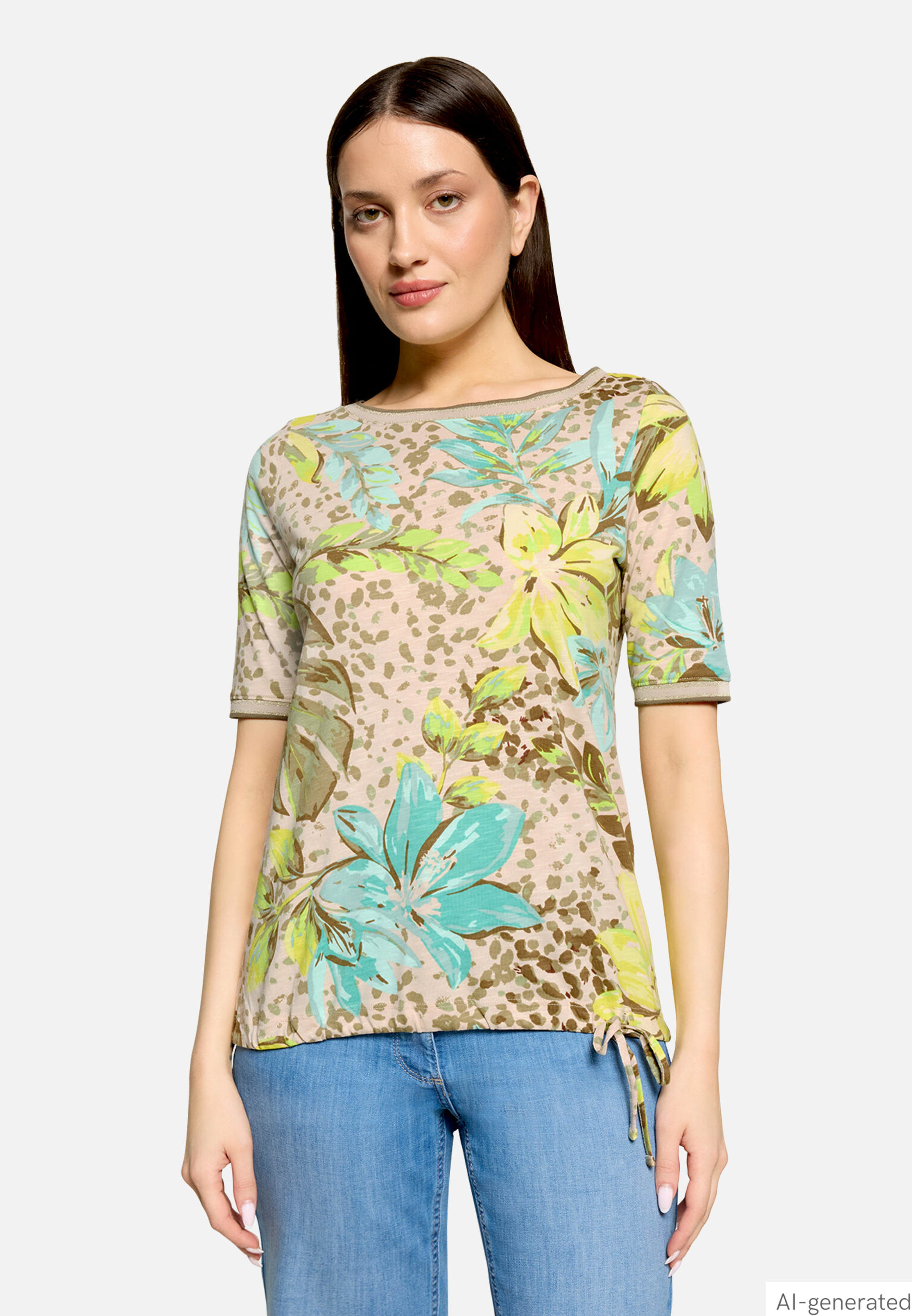 Casual-Shirt mit Tunnelzug