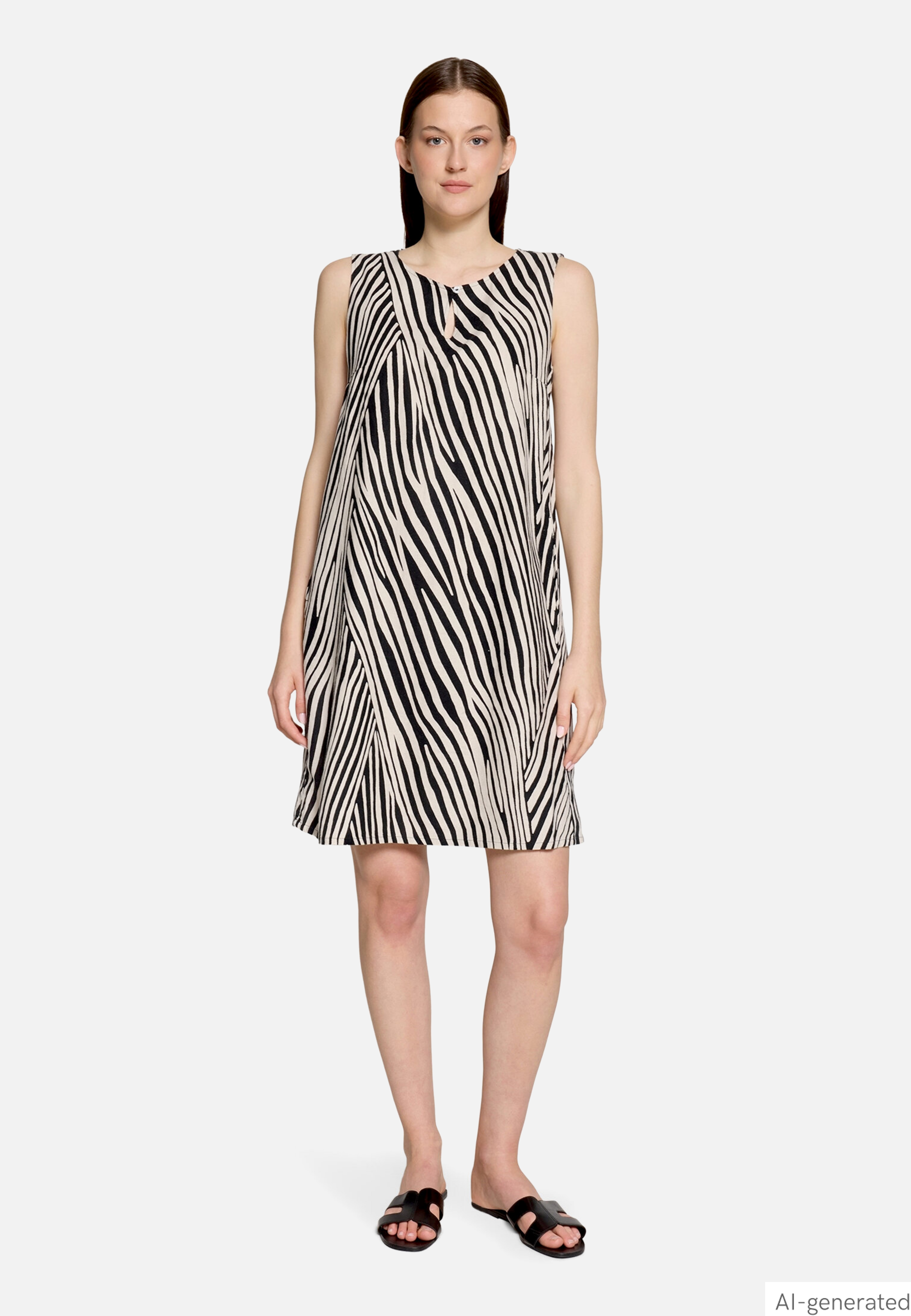 Leinenkleid ohne Arm