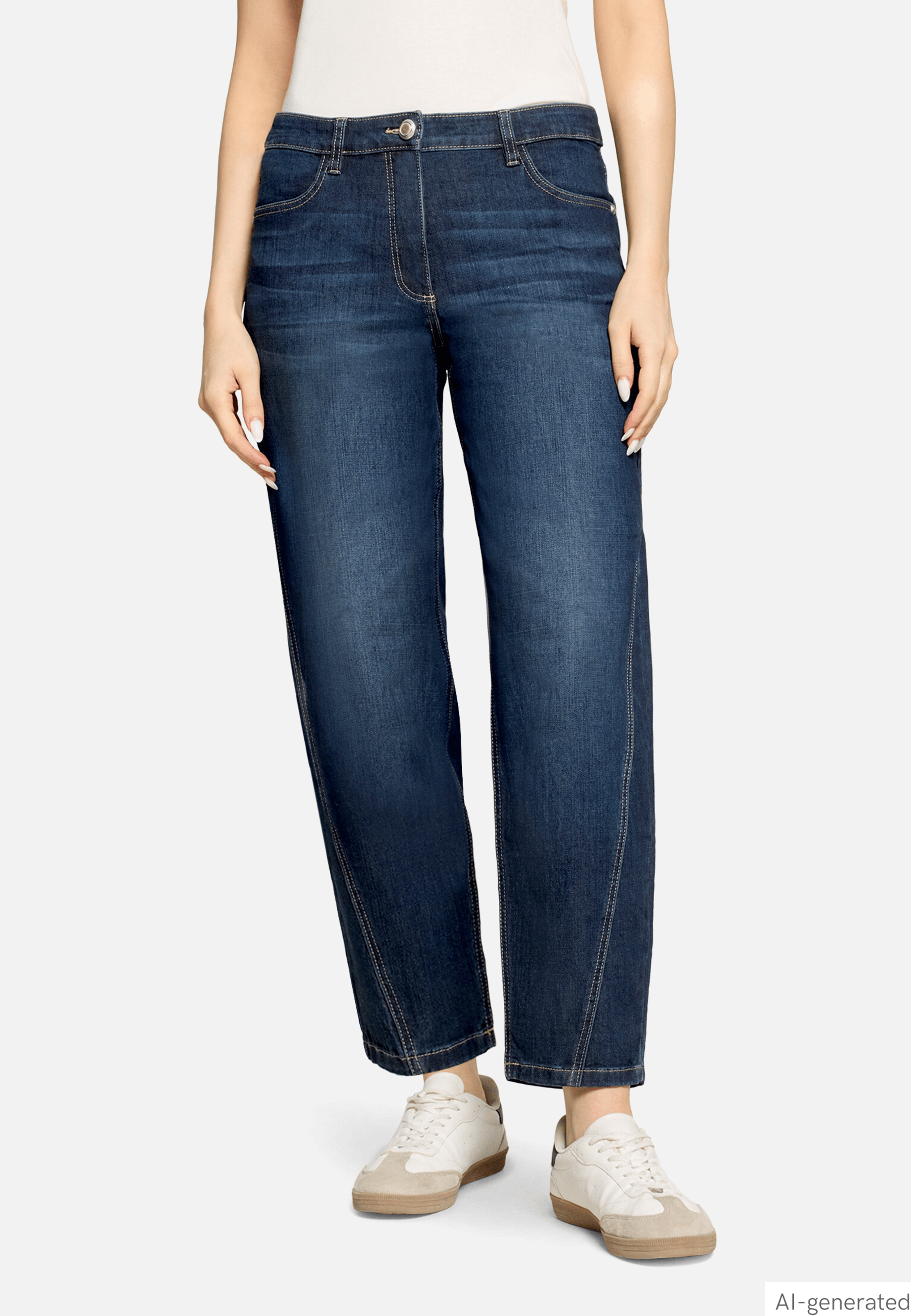 Casual-Hose unifarben