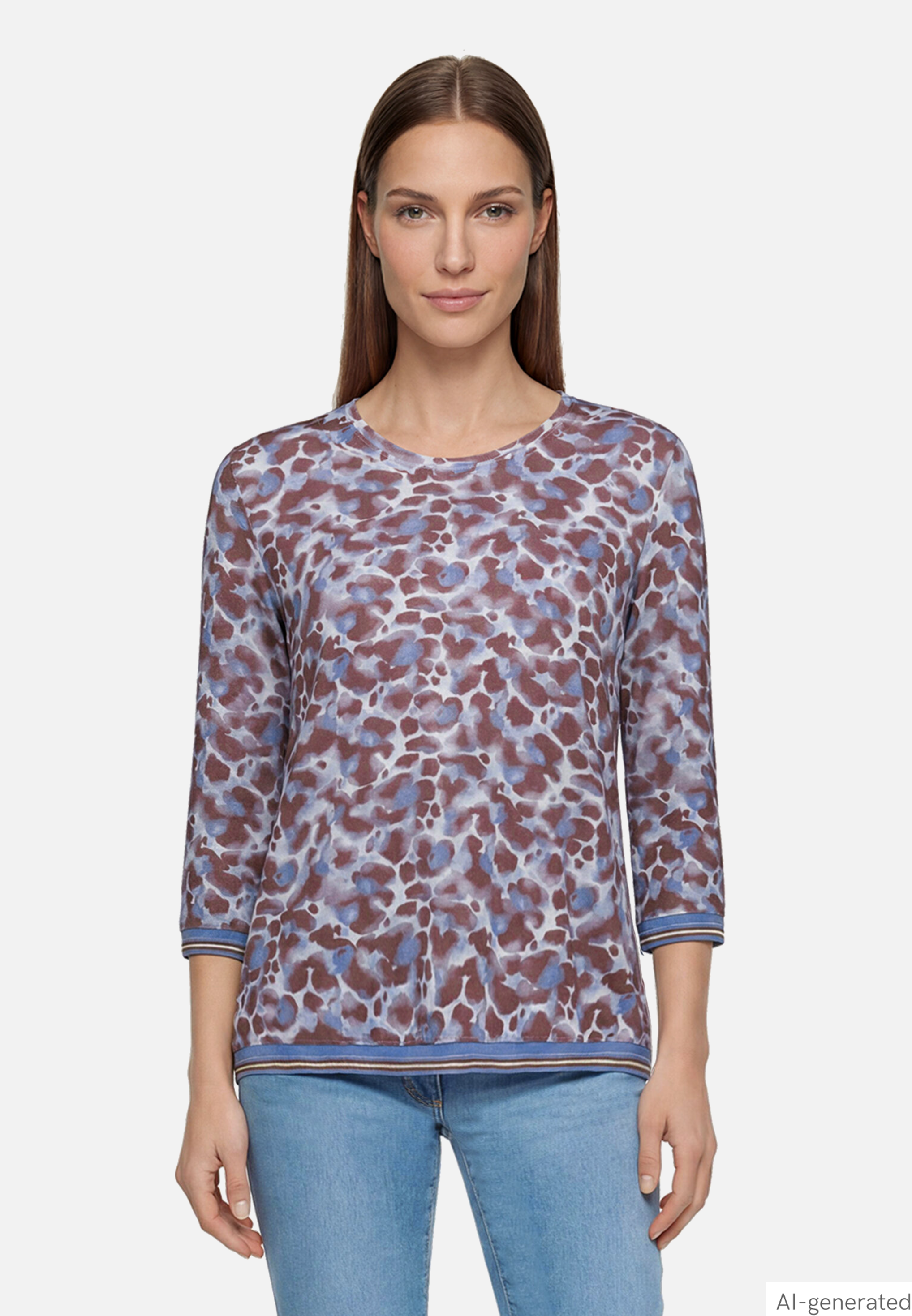 Leo-Shirt mit Gummizug
