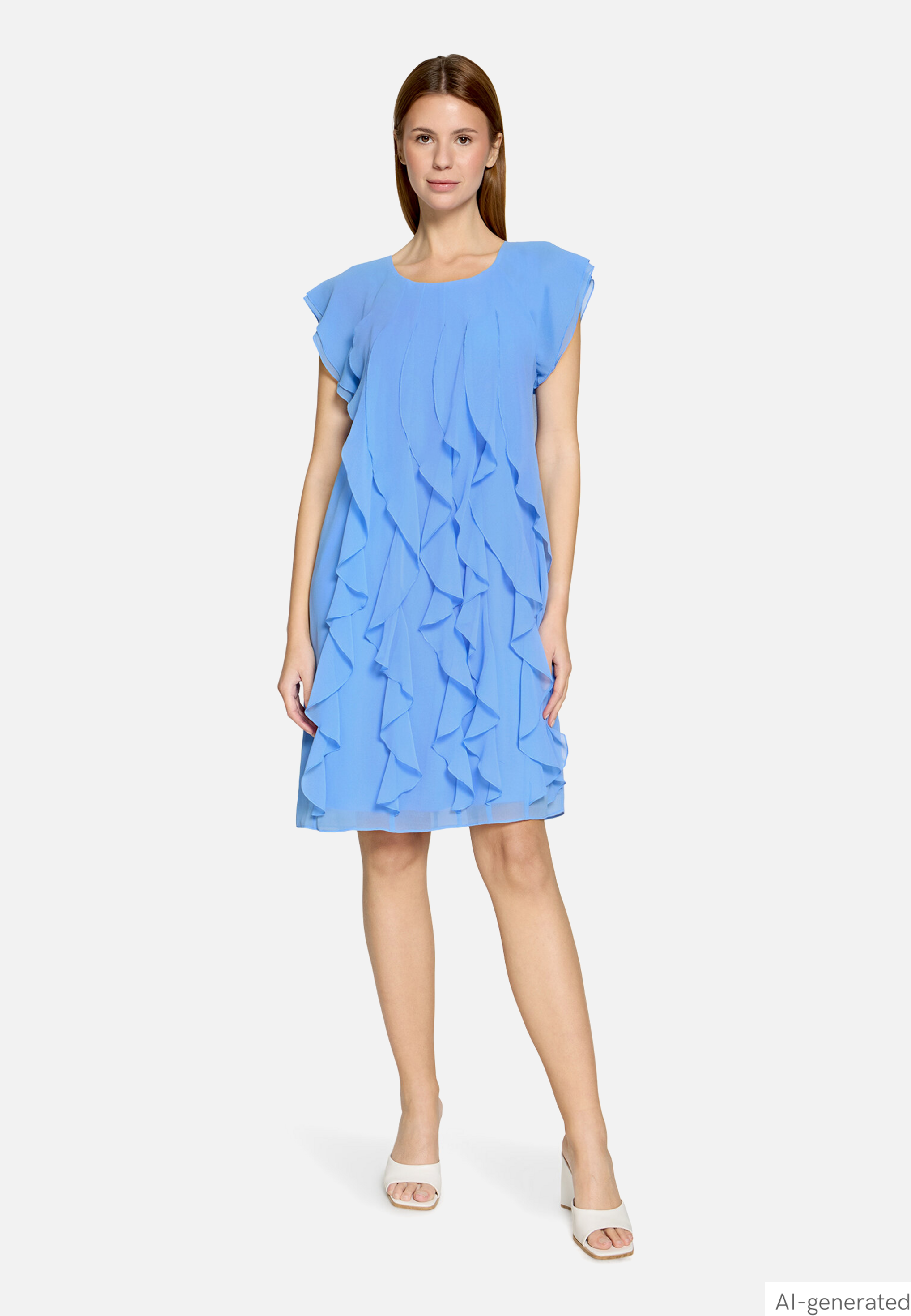 Cocktailkleid mit Volant