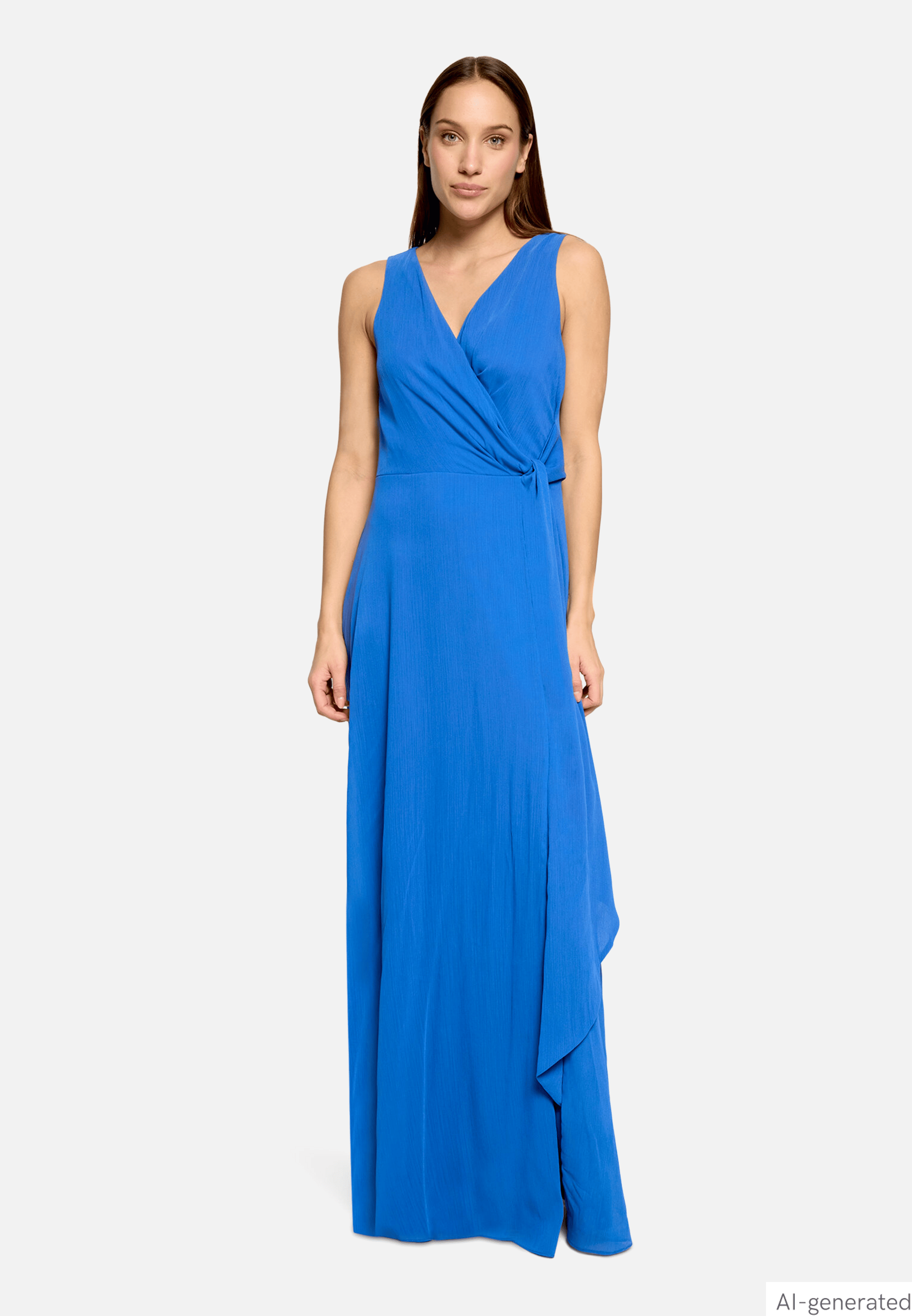Abendkleid mit Volant