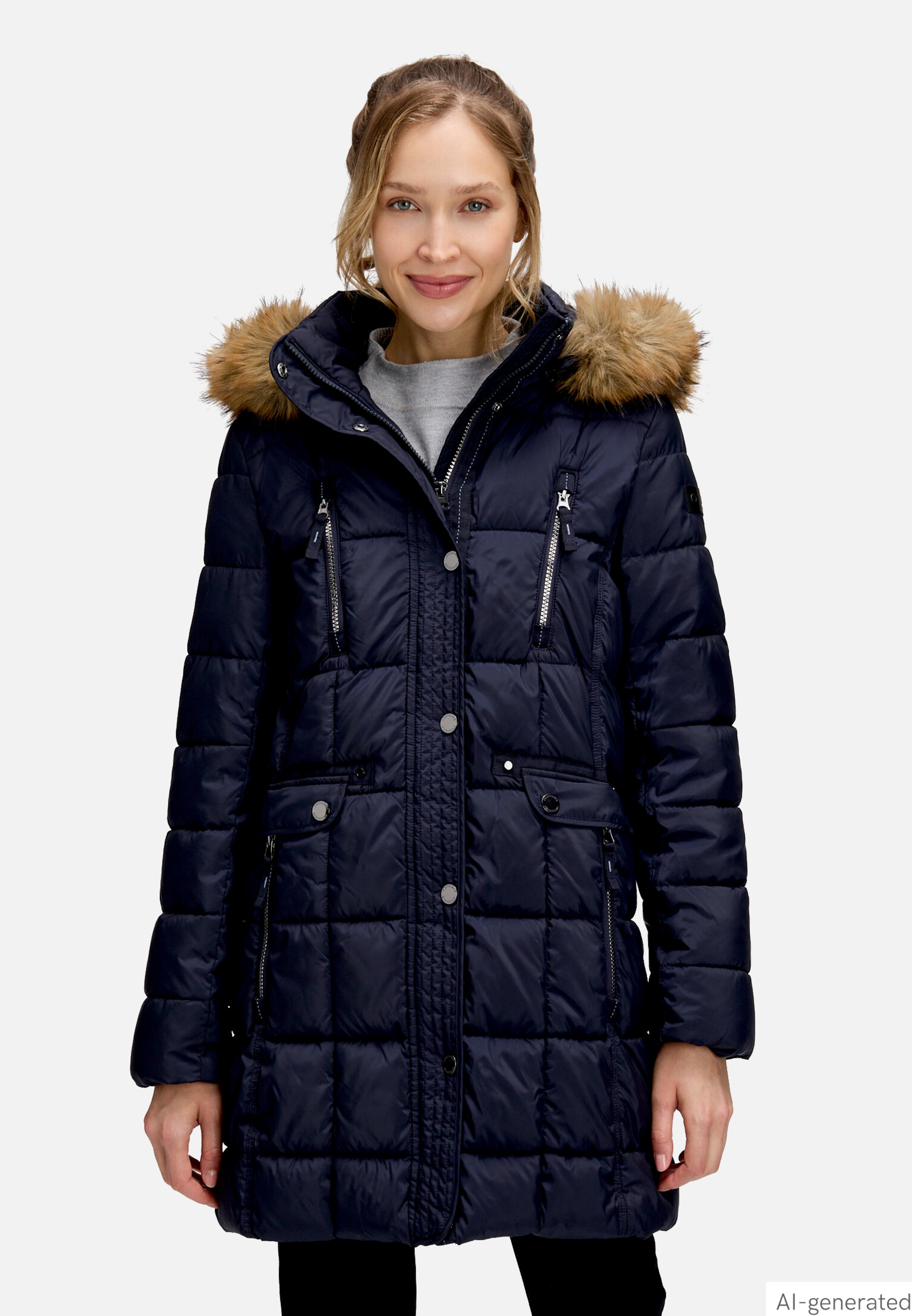 Outdoorjacke mit Kapuze