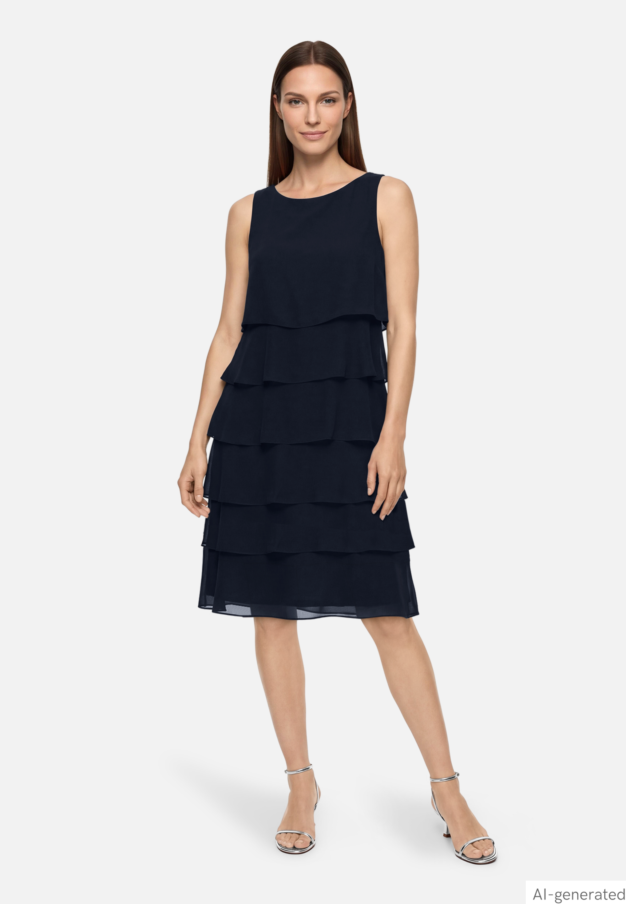 Cocktailkleid mit Volant