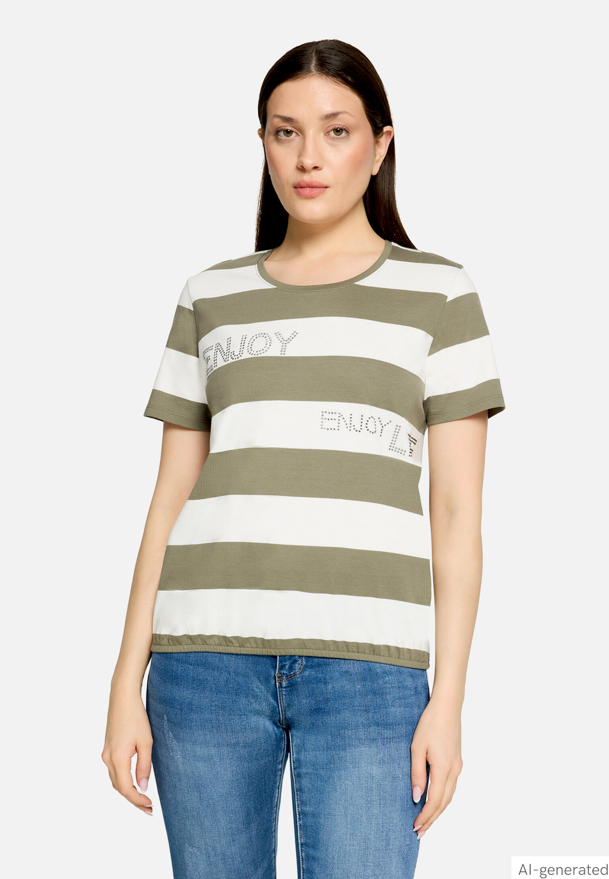 Ringelshirt mit Tunnelzug
