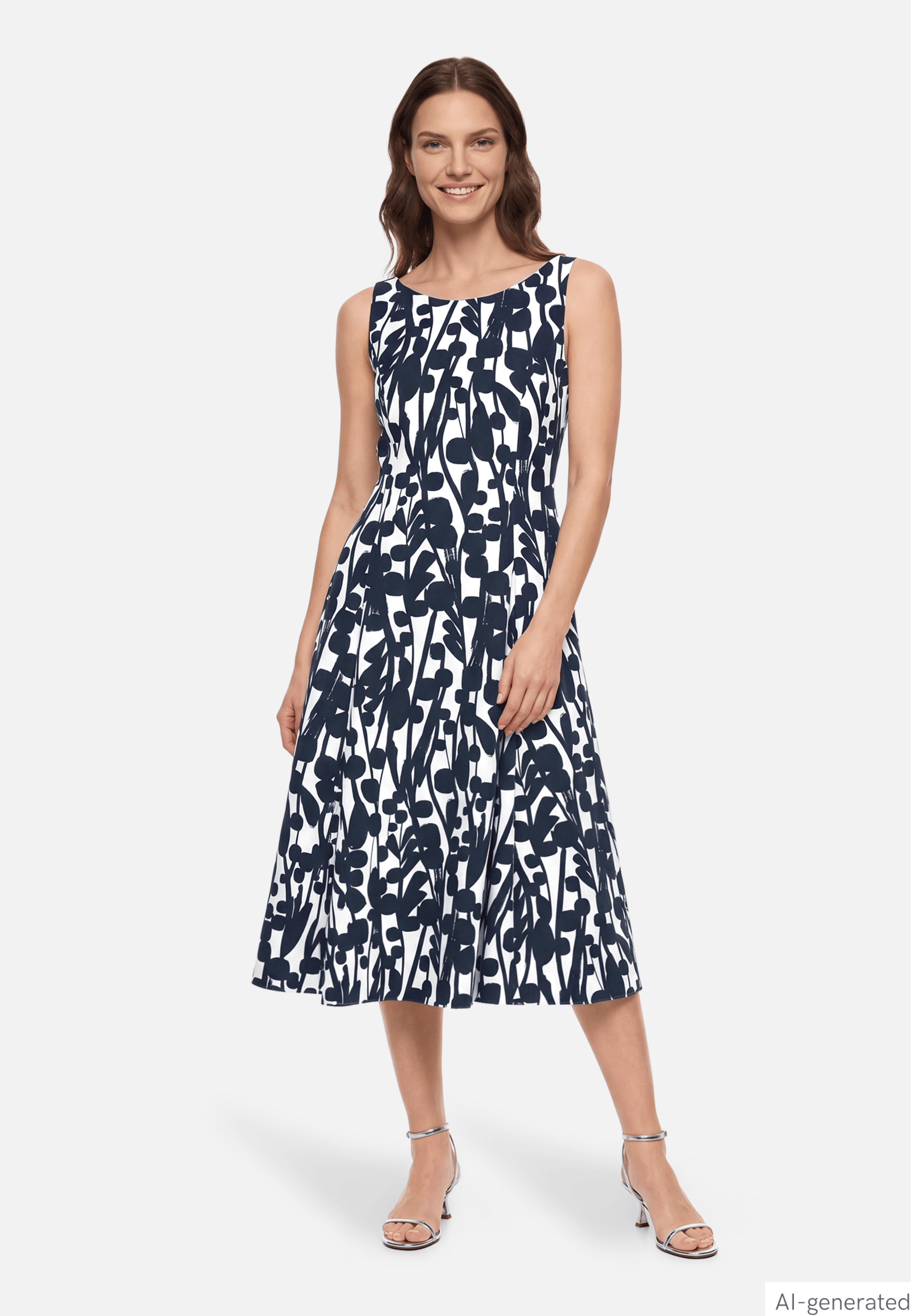 Cocktailkleid mit Print