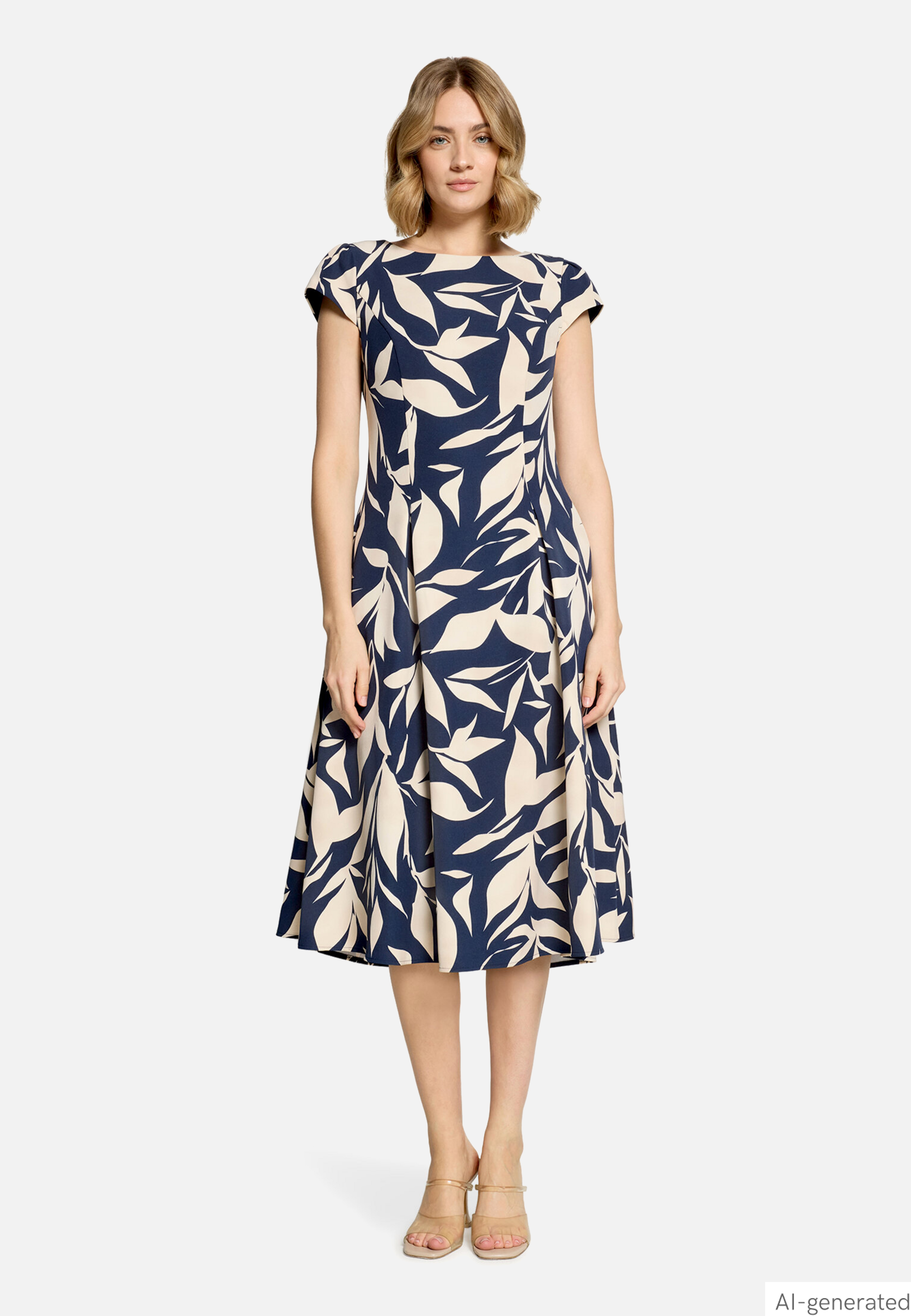 Cocktailkleid mit Aufdruck