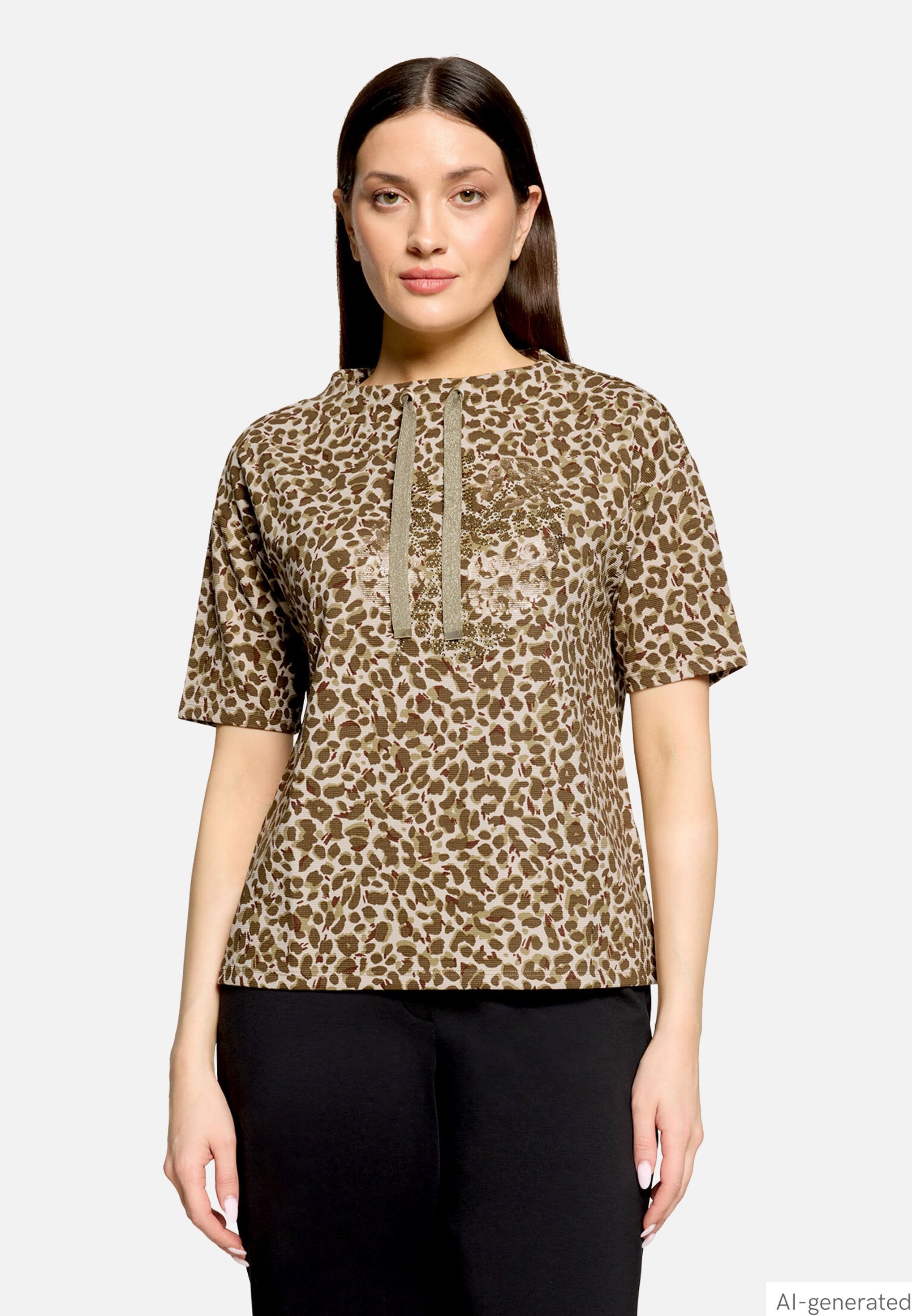 Sweatshirt mit Rippenstruktur