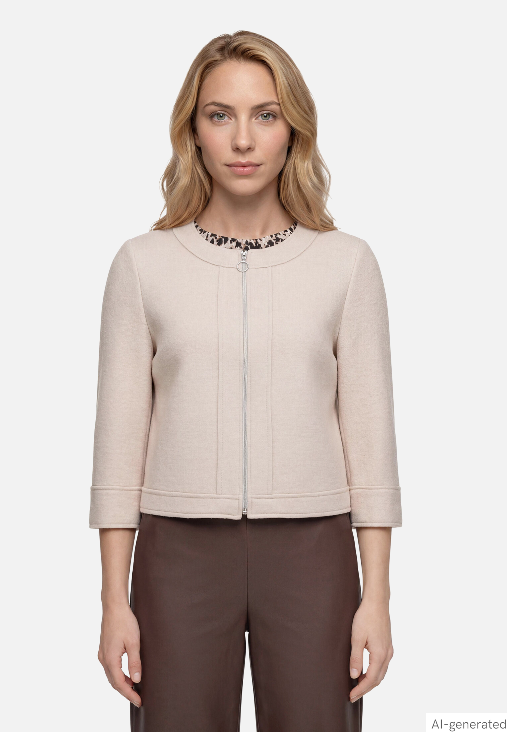 Blazer-Jacke mit 3/4 Arm