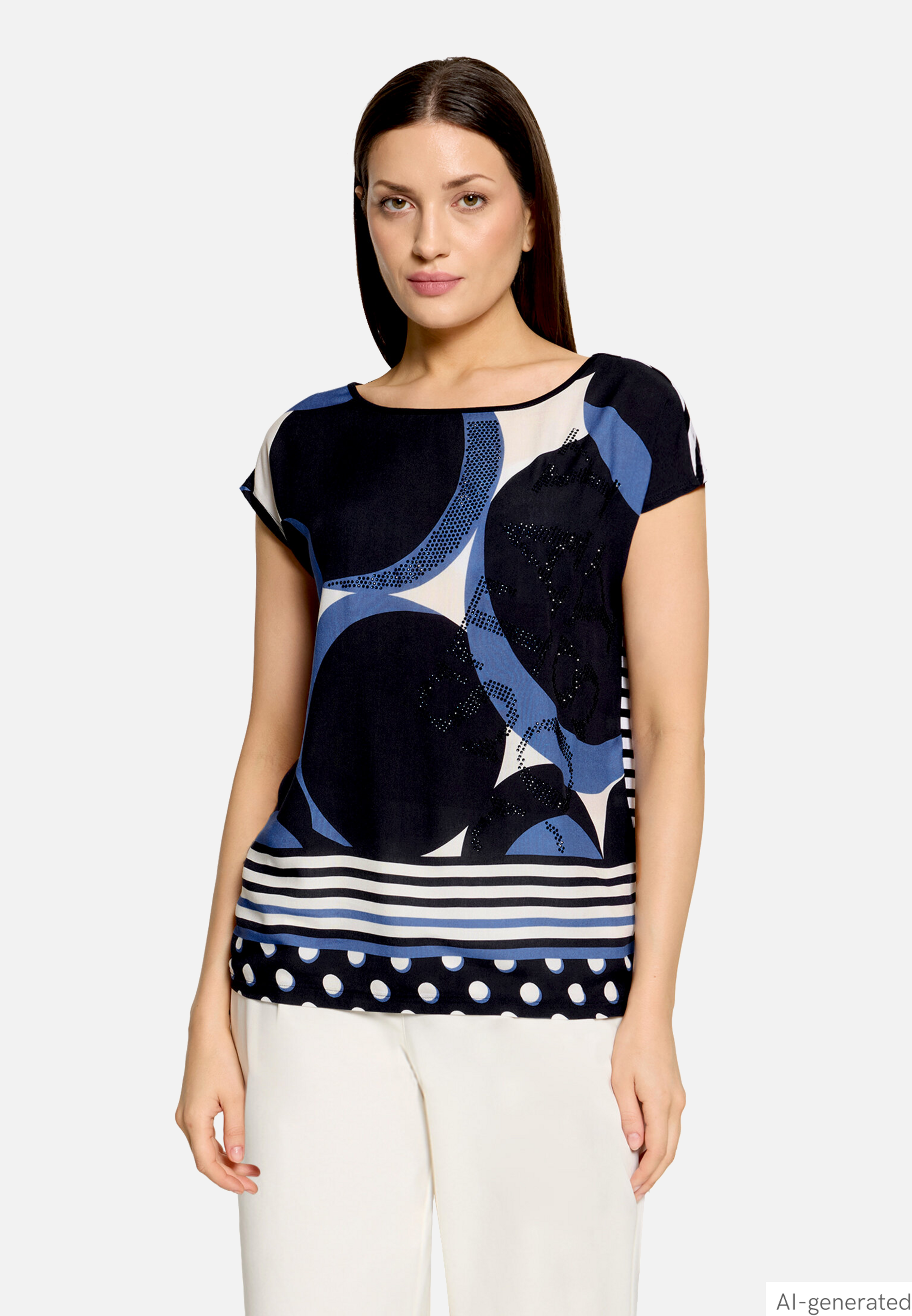 Blusenshirt mit Aufdruck