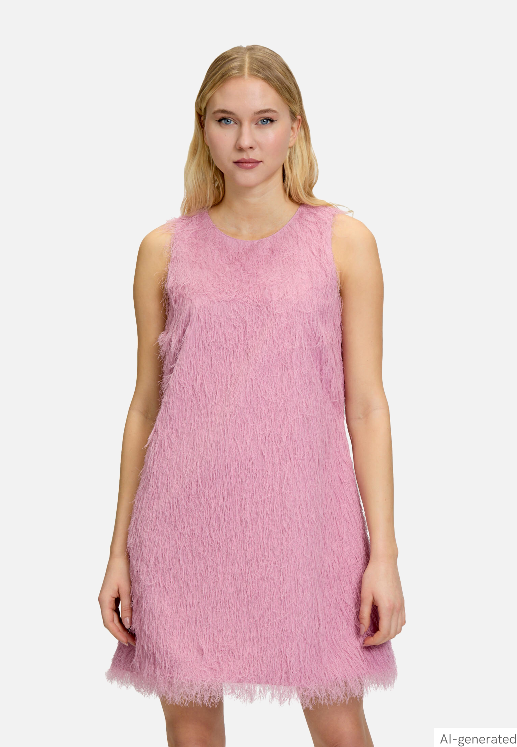 Abendkleid mit Fransen