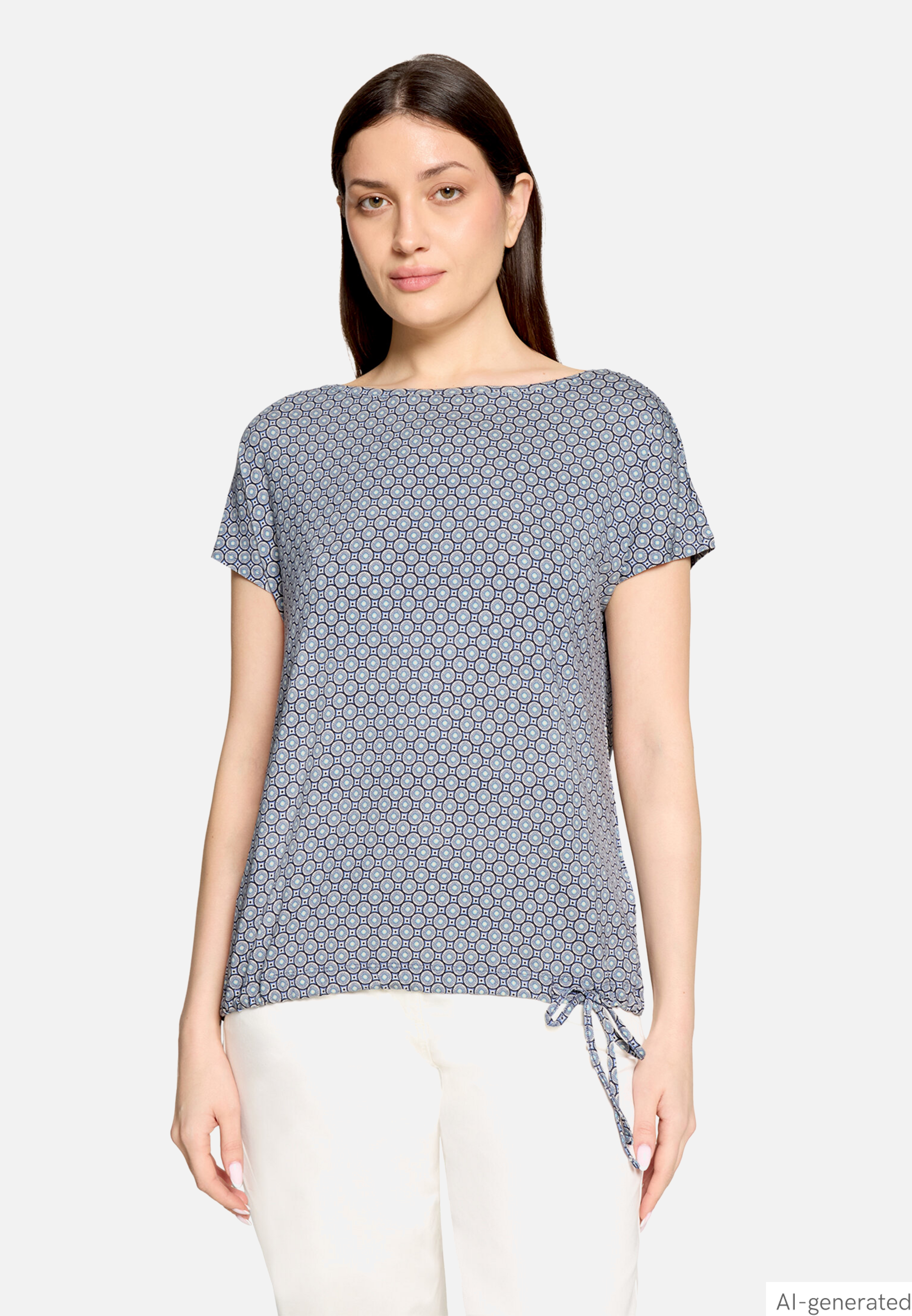 Printshirt mit Tunnelzug