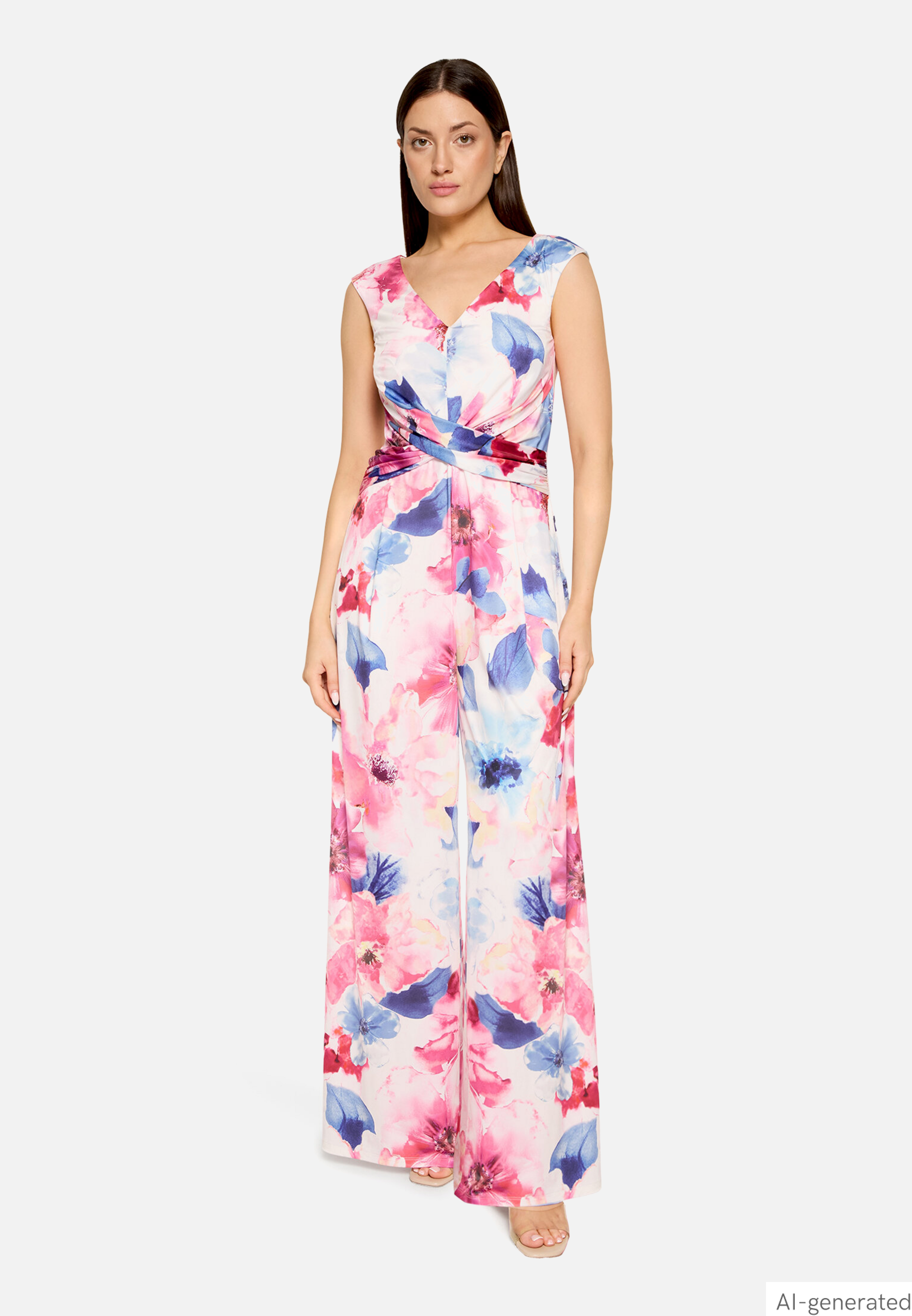 Jumpsuit mit Raffung