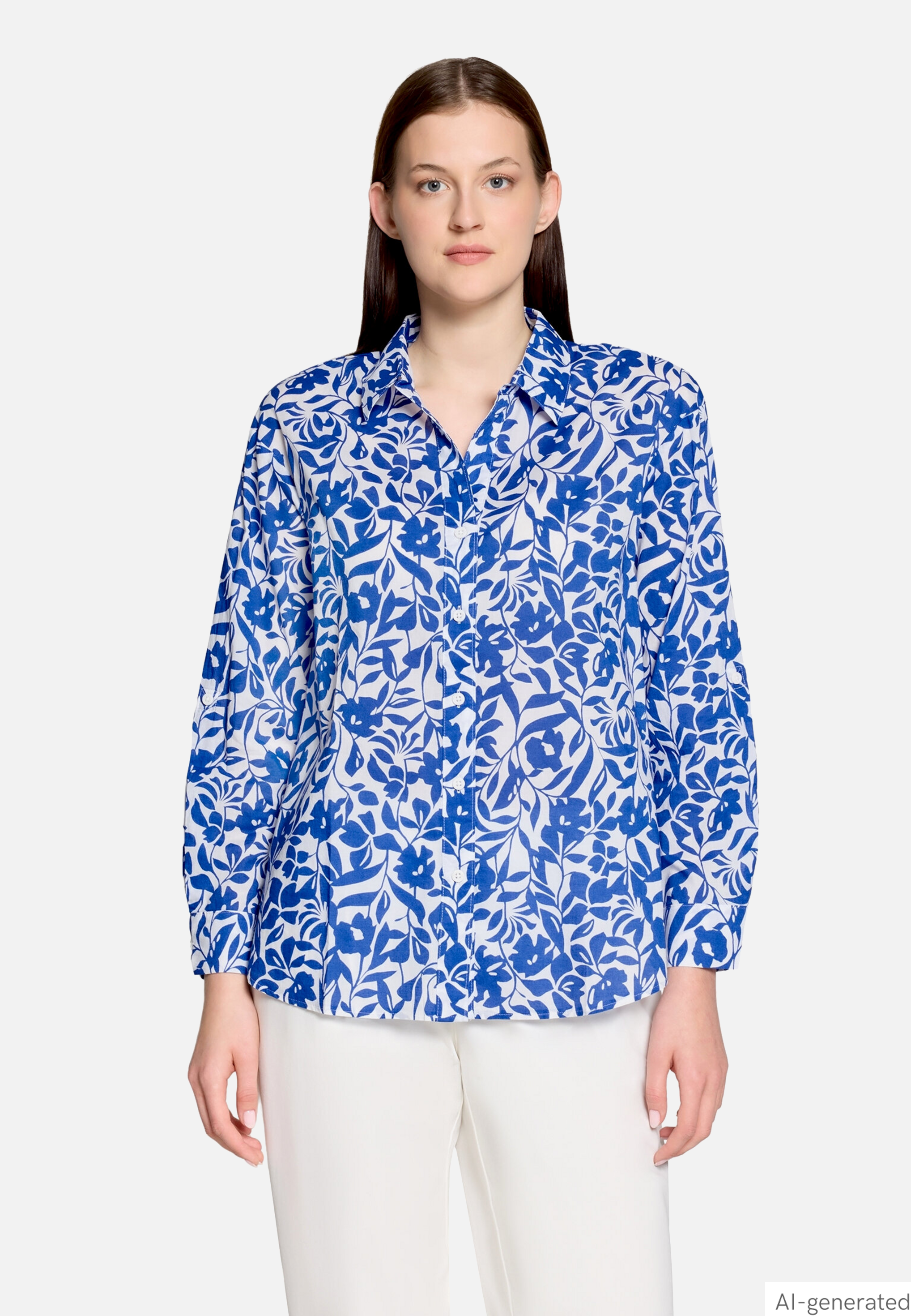 Longbluse langarm