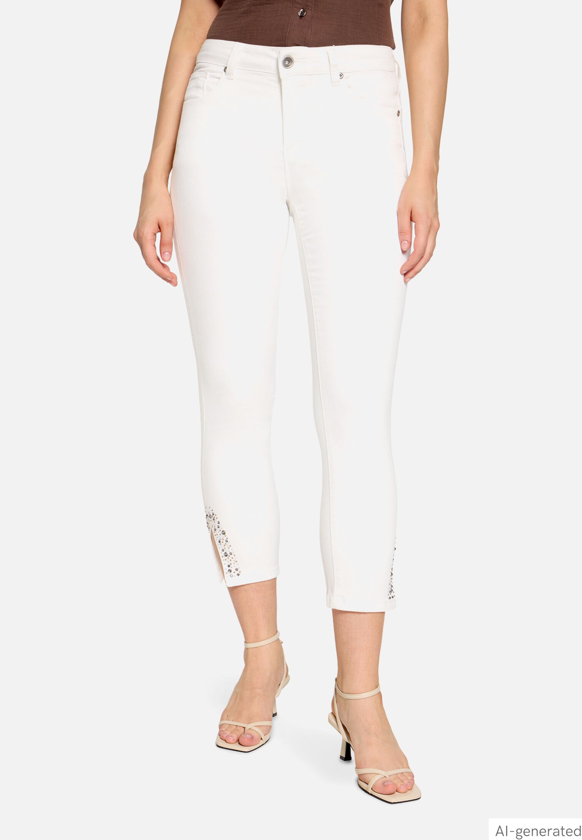 Basic-Jeans mit Waschung
