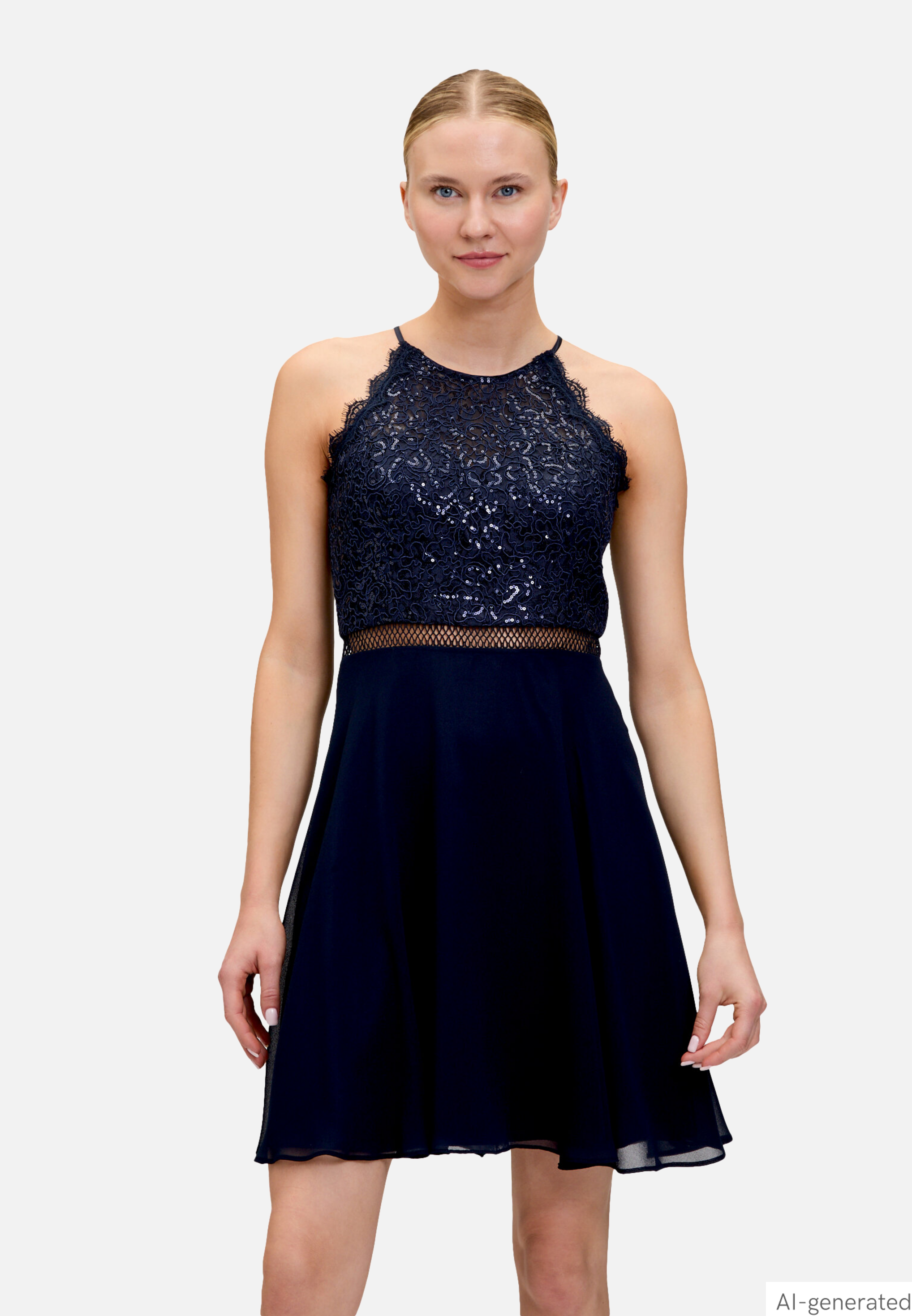Cocktailkleid mit Spitze