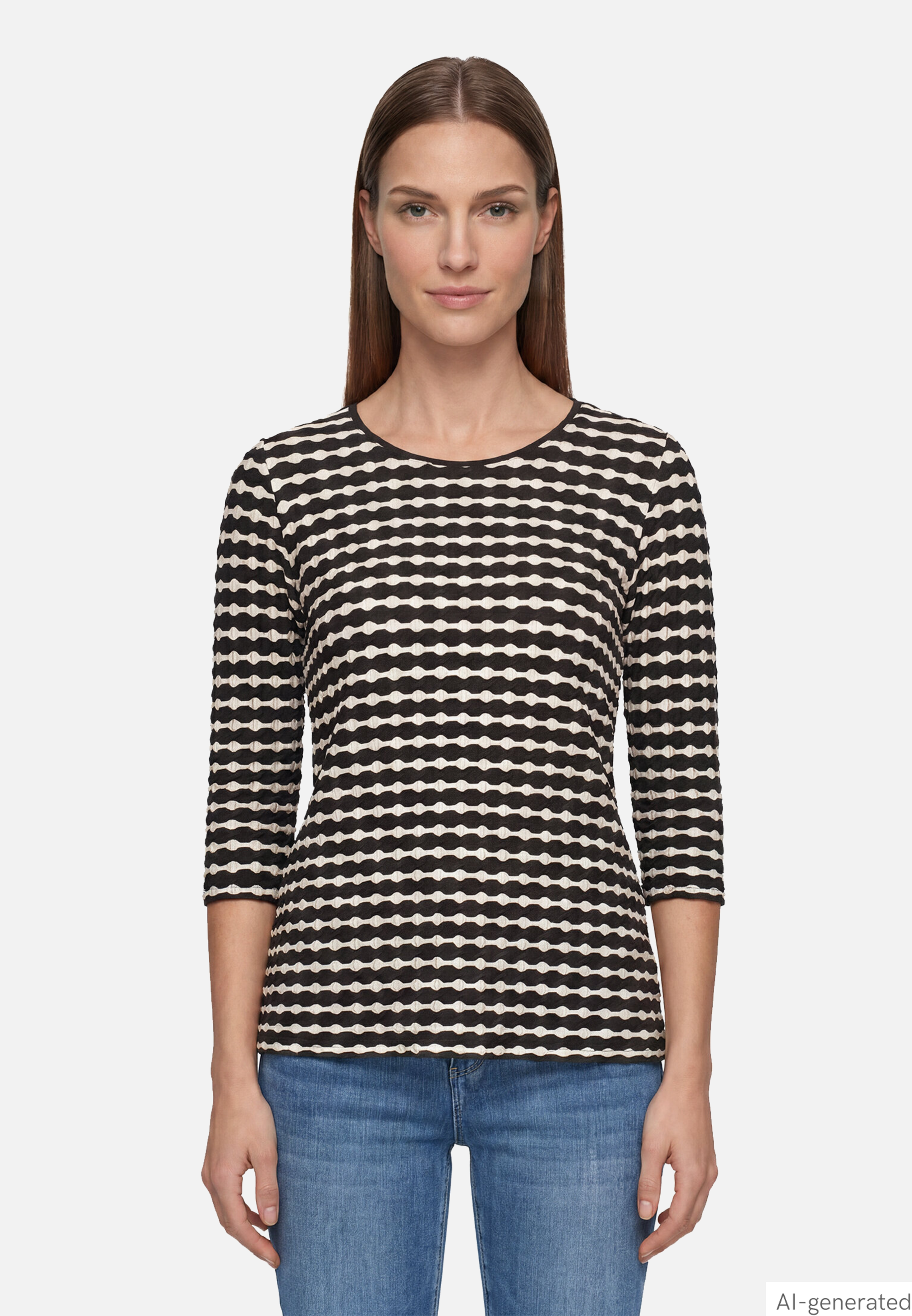 Basic Shirt mit Rundhalsausschnitt