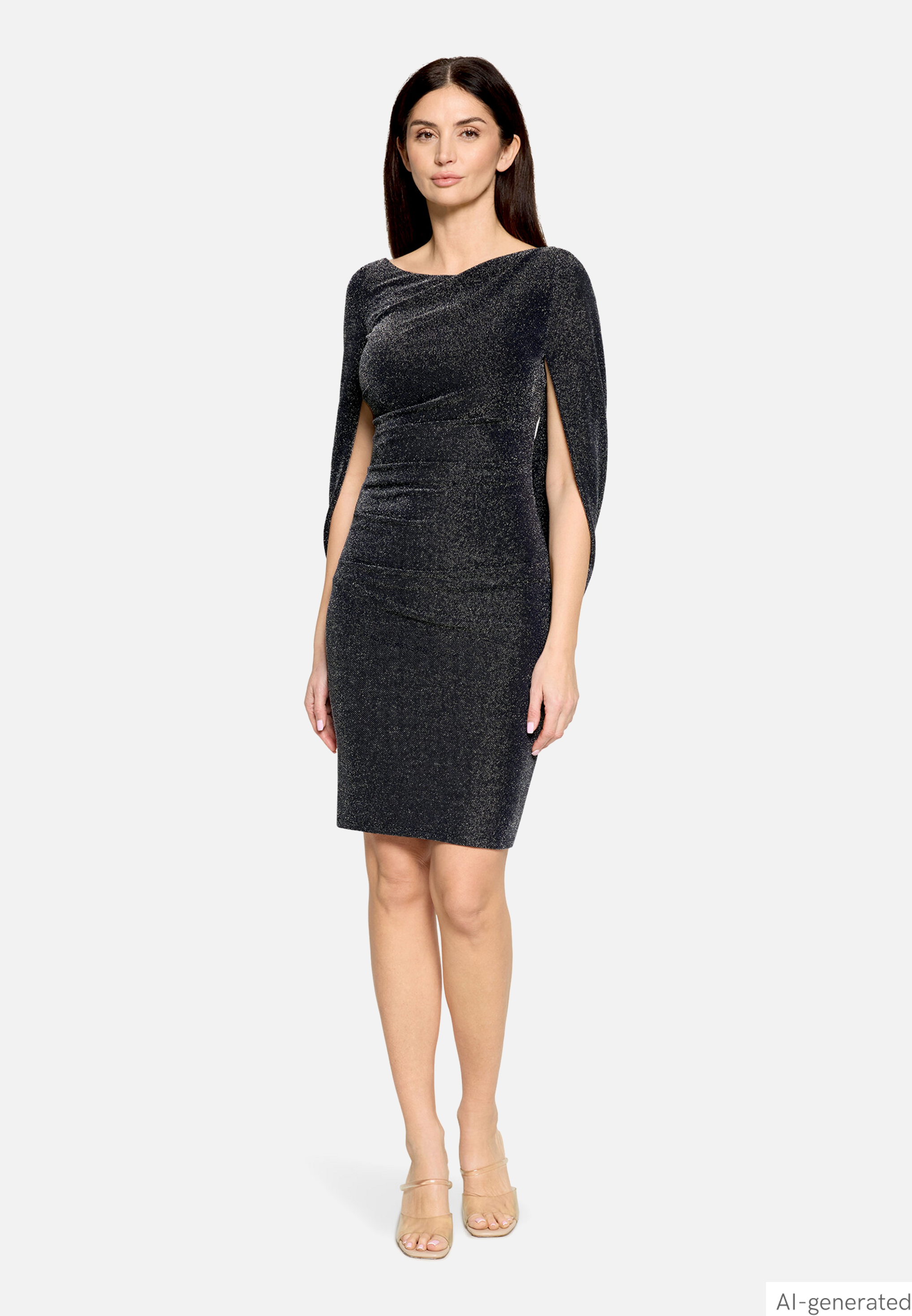 Cocktailkleid im Glitzer-Look