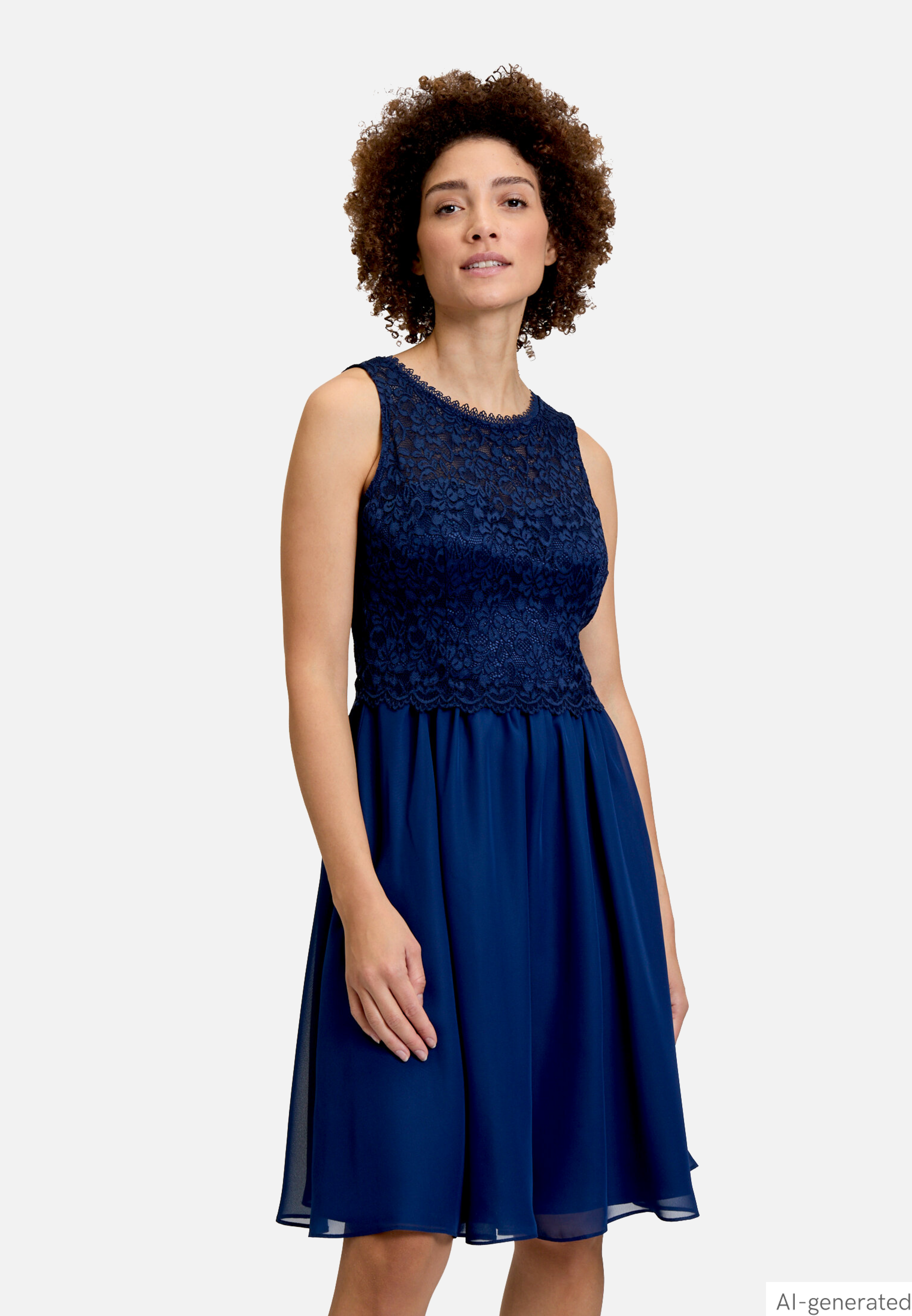 Abendkleid mit Spitze