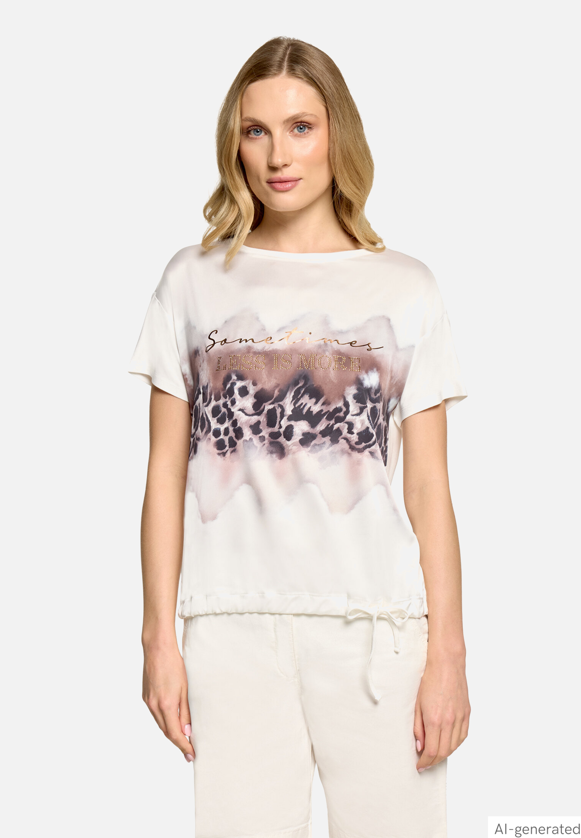 Blusenshirt mit Aufdruck