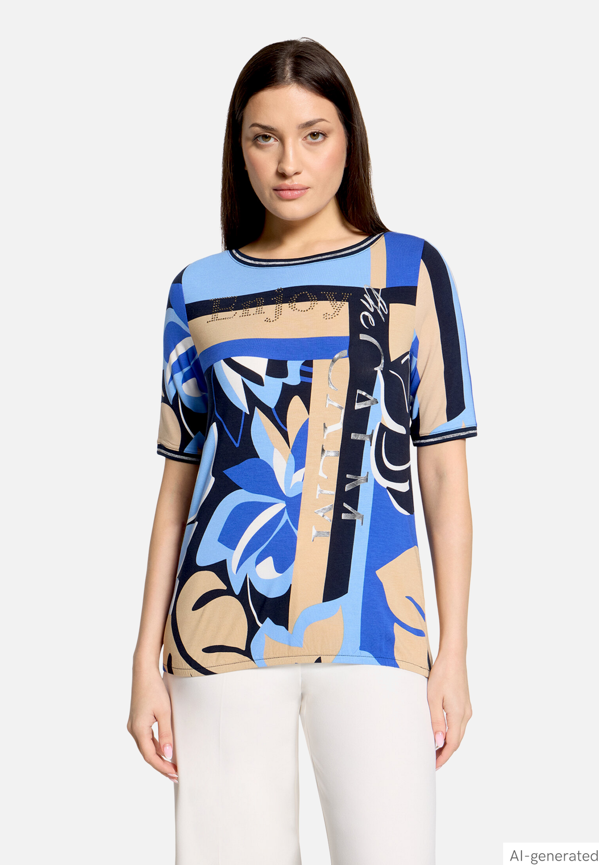 Casual-Shirt mit Tunnelzug