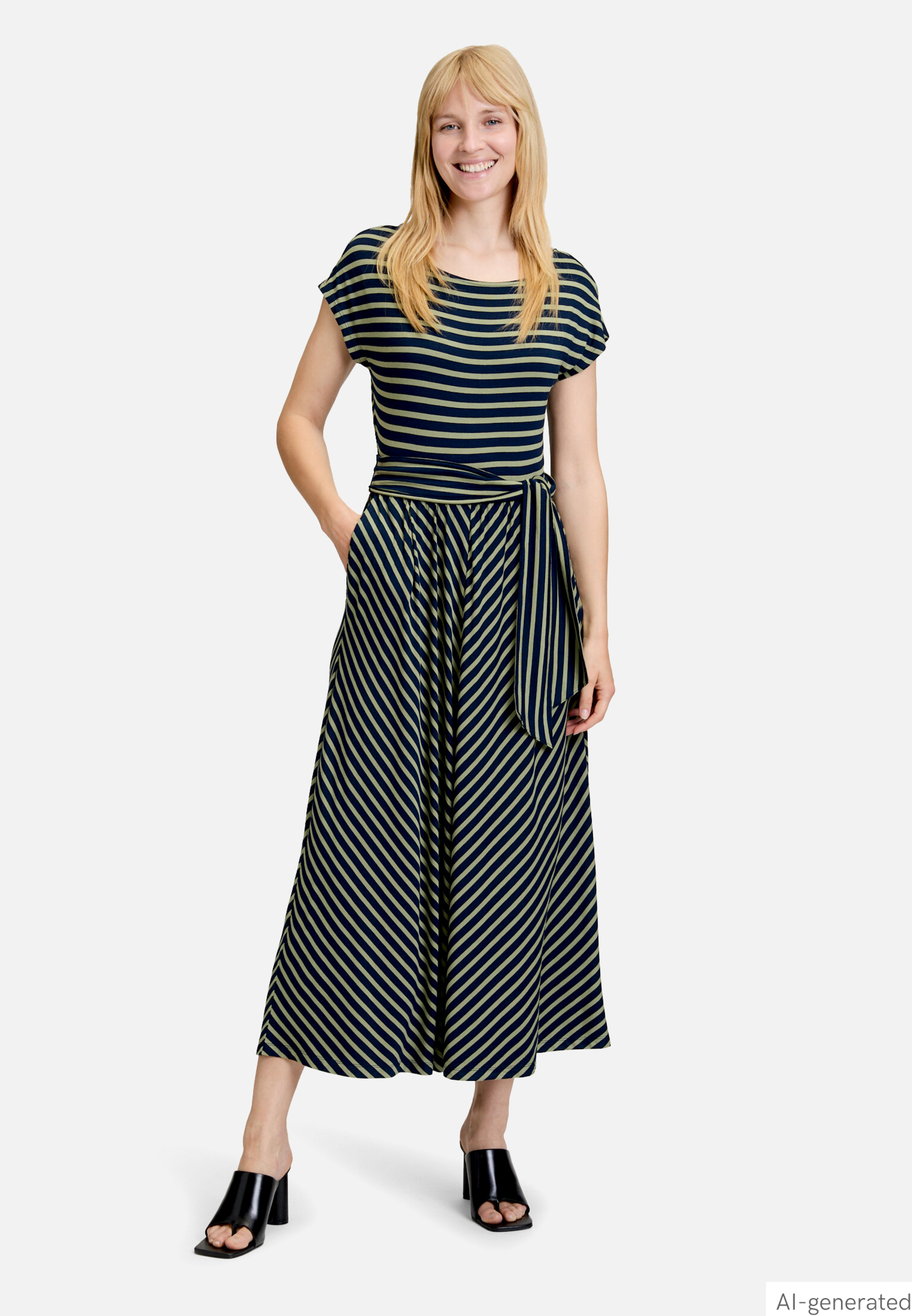 Jerseykleid kurzarm
