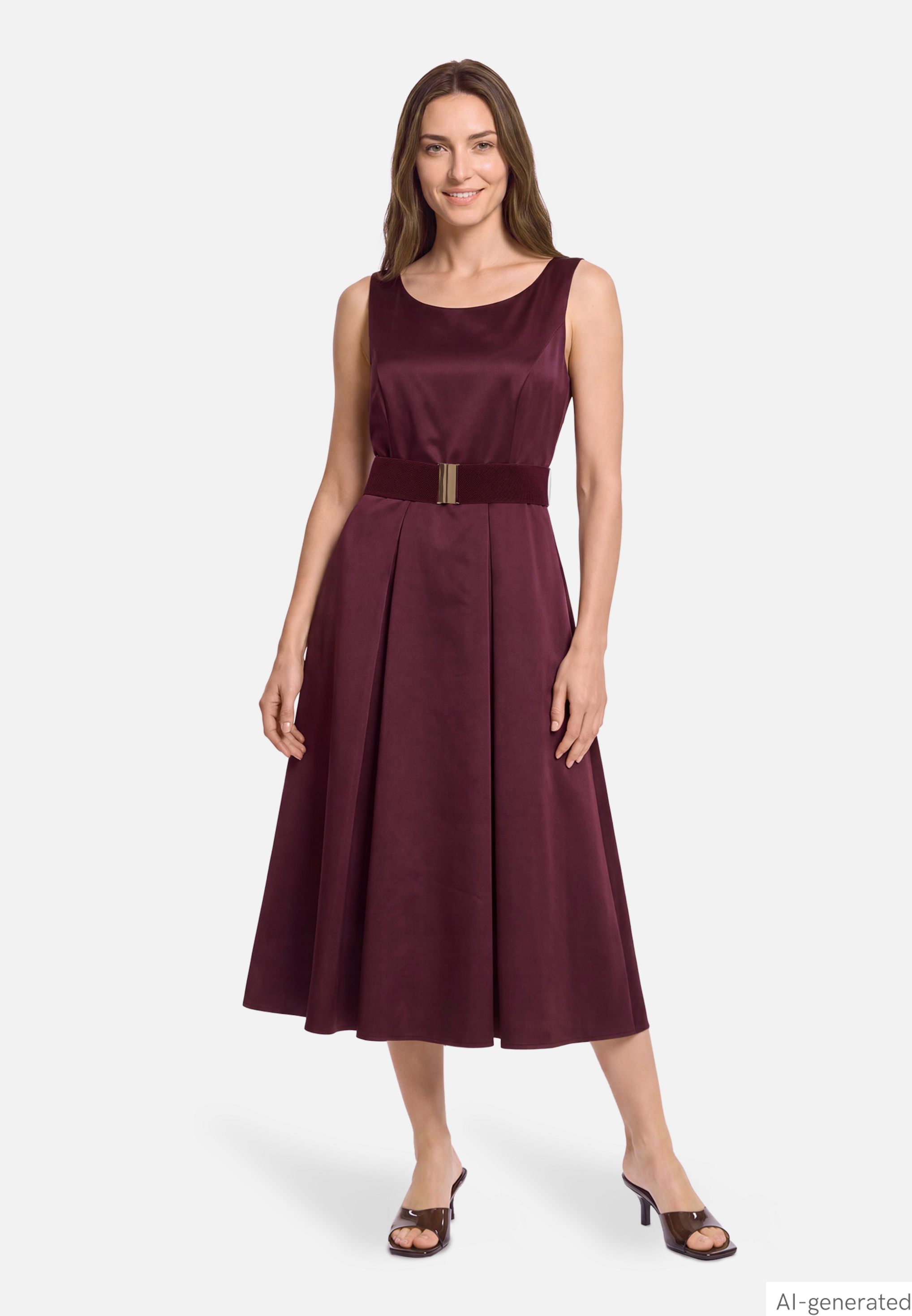 Cocktailkleid mit Gürtel