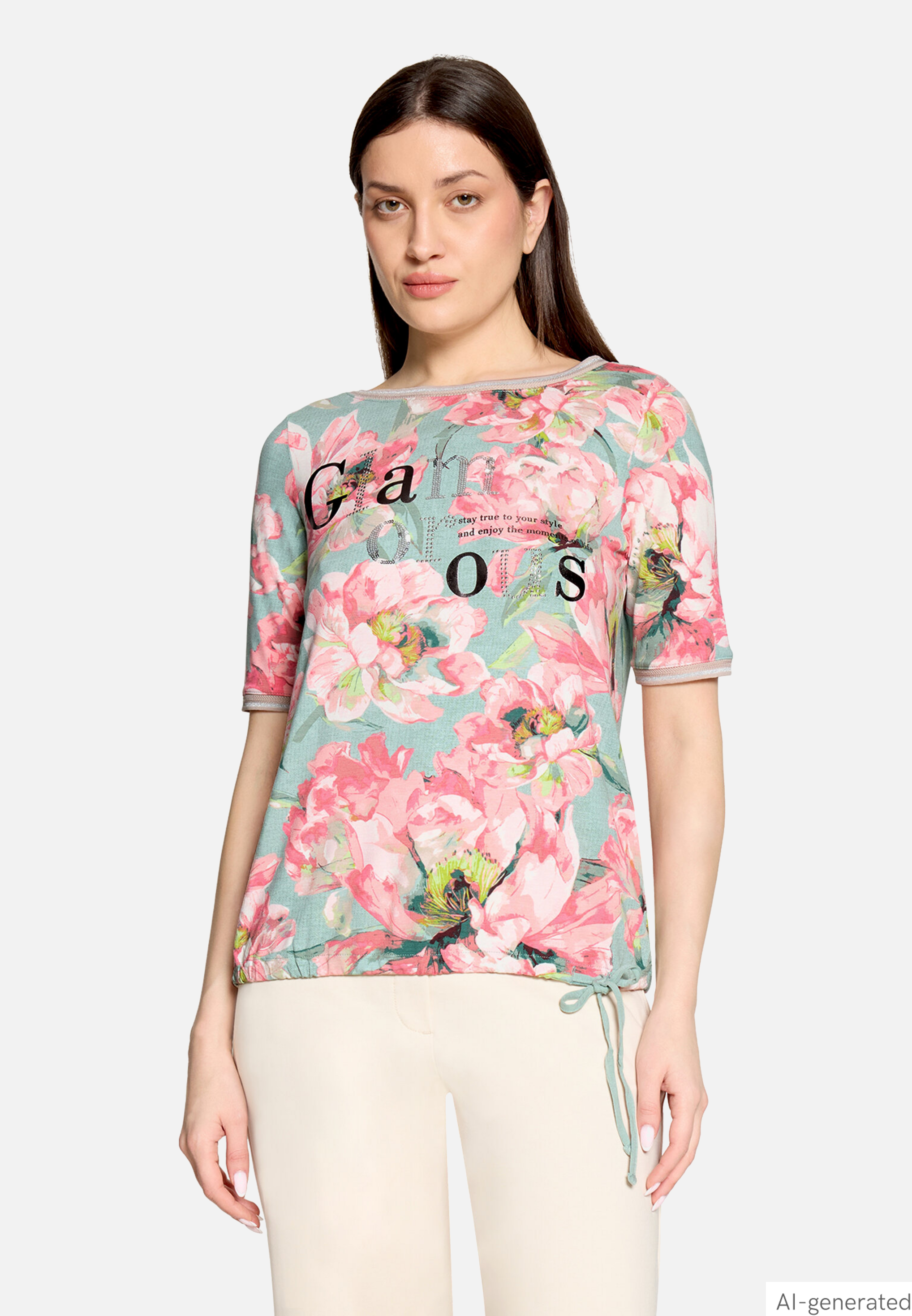 Casual-Shirt mit Tunnelzug