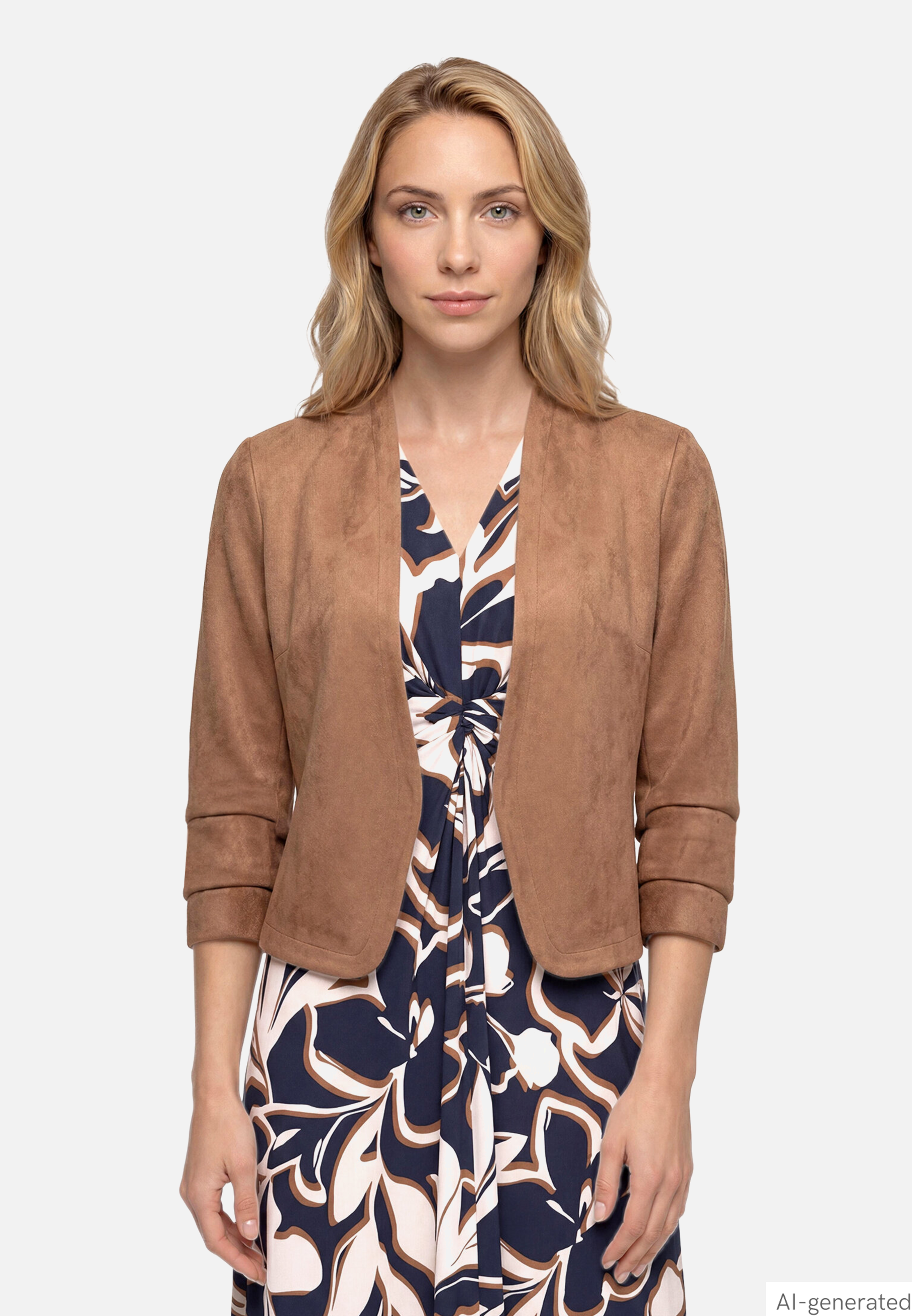 Blazer-Jacke mit 3/4 Arm