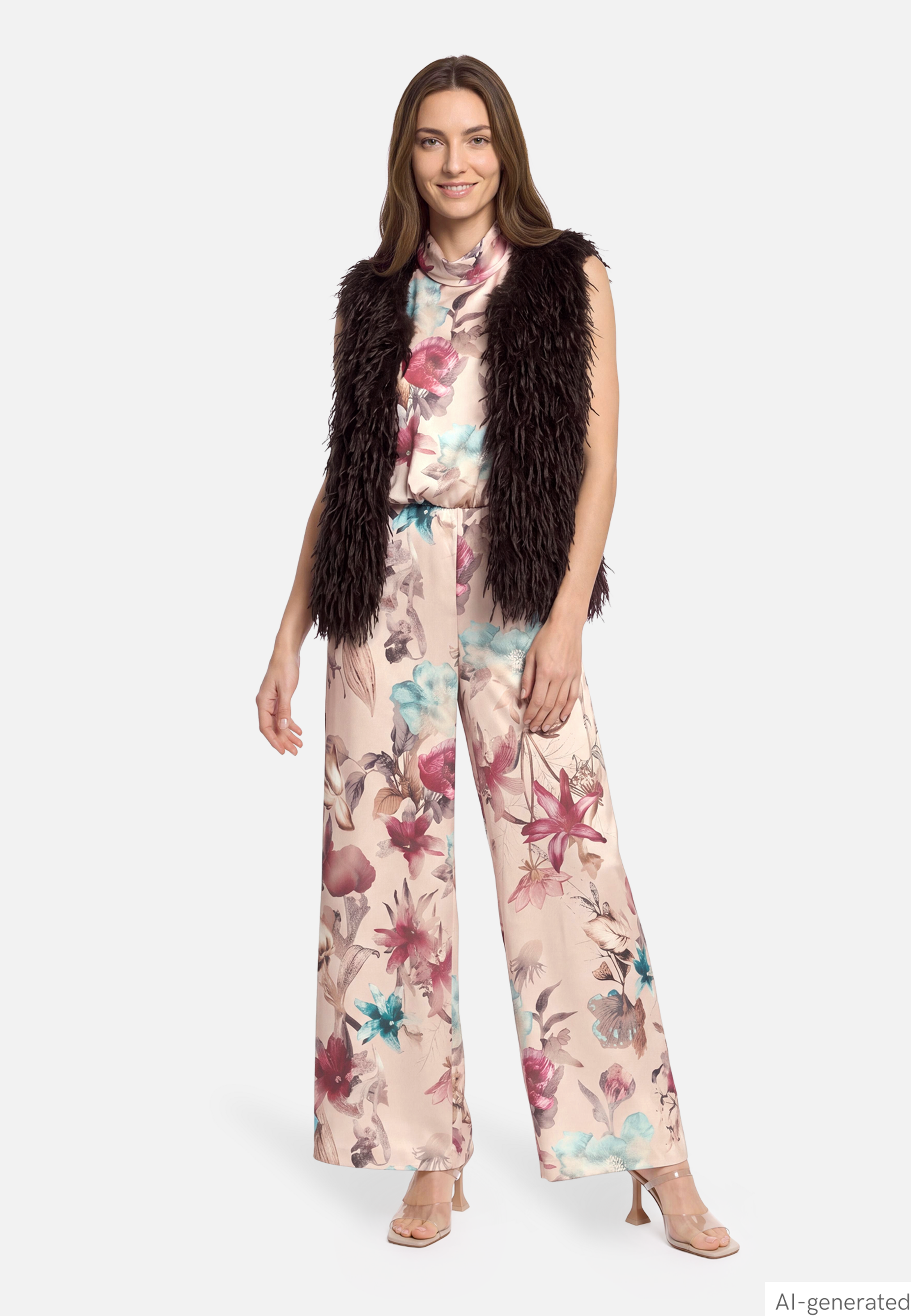 Jumpsuit mit Blumenprint