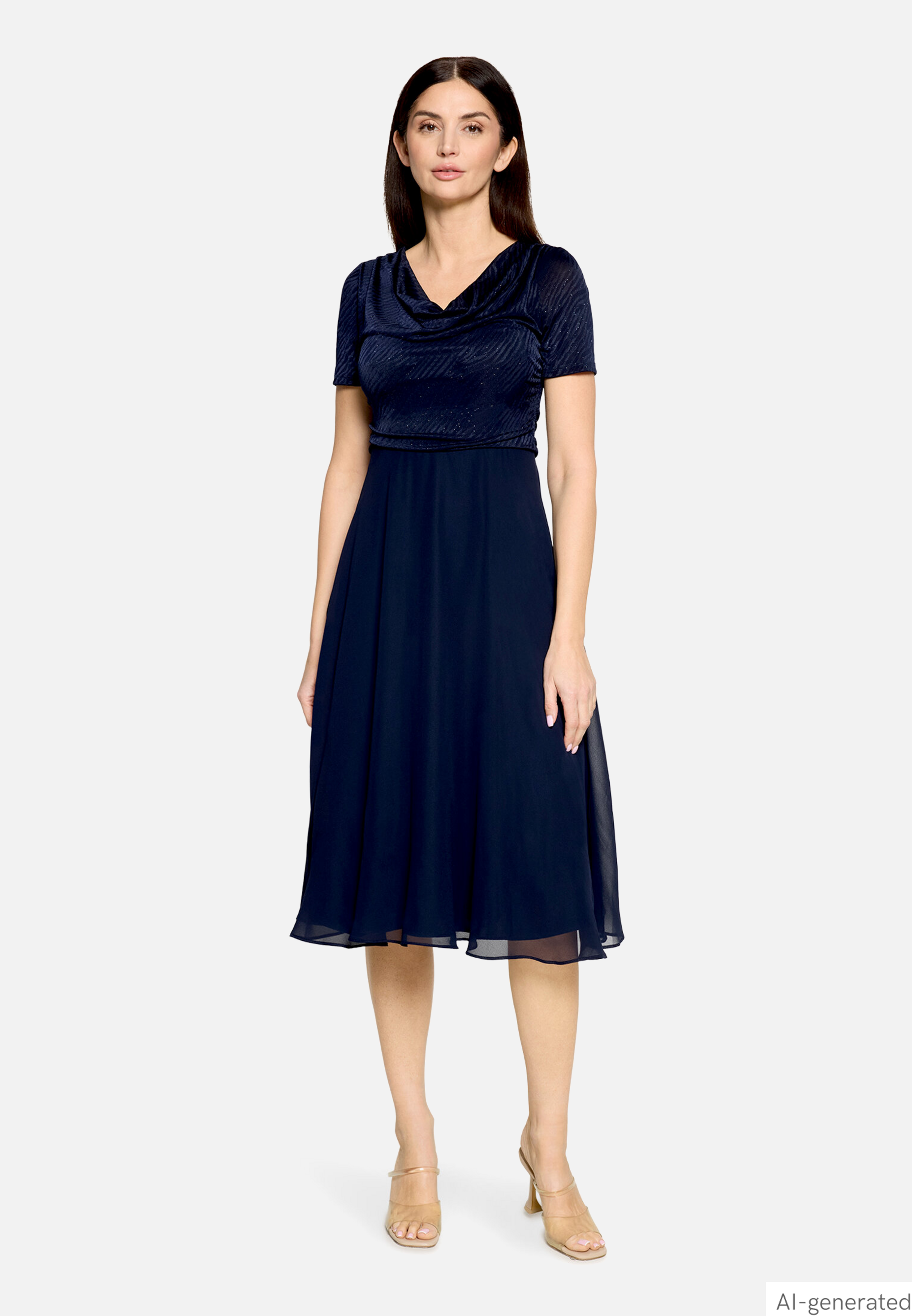 Cocktailkleid im Glitzer-Look