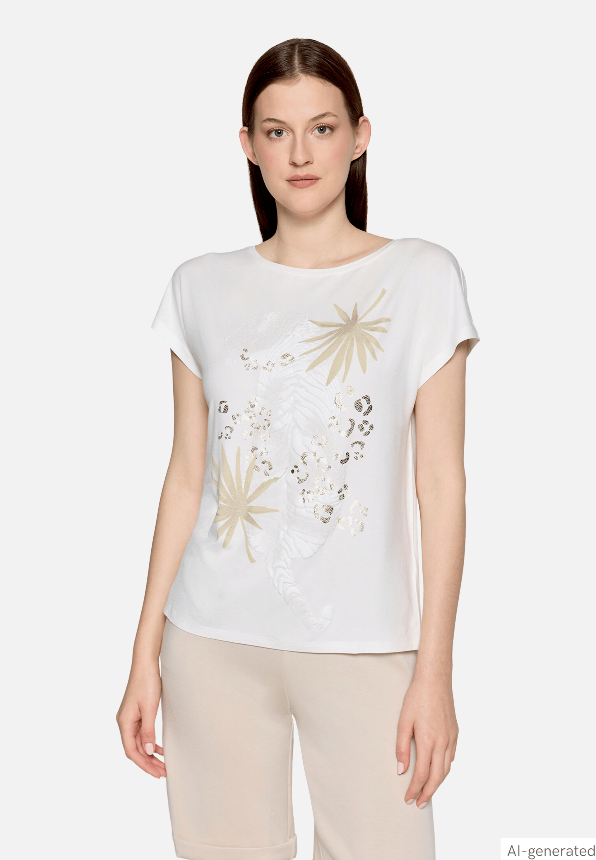 Casual-Shirt mit Aufdruck