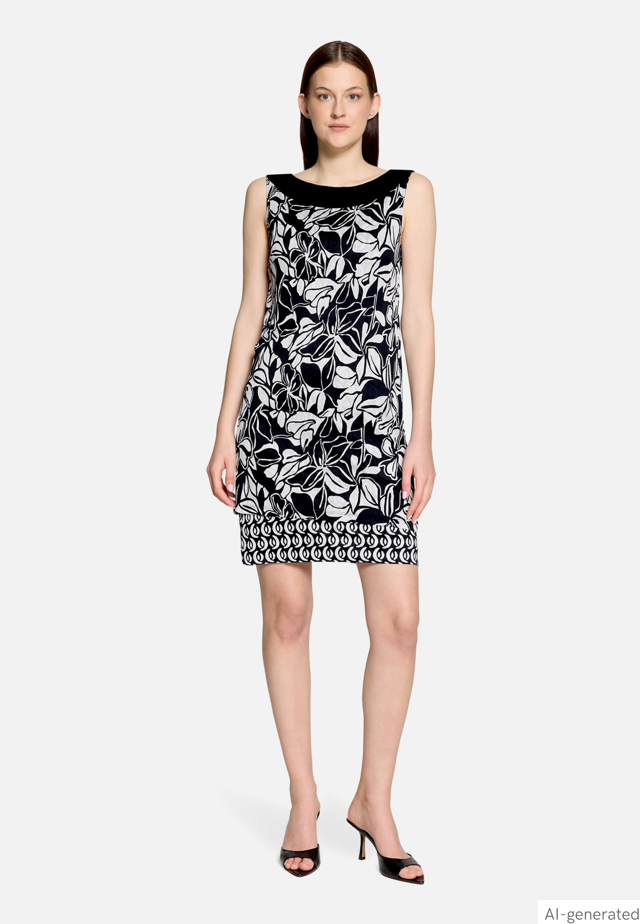 Wendekleid Mini mit U-Boot-Ausschnitt