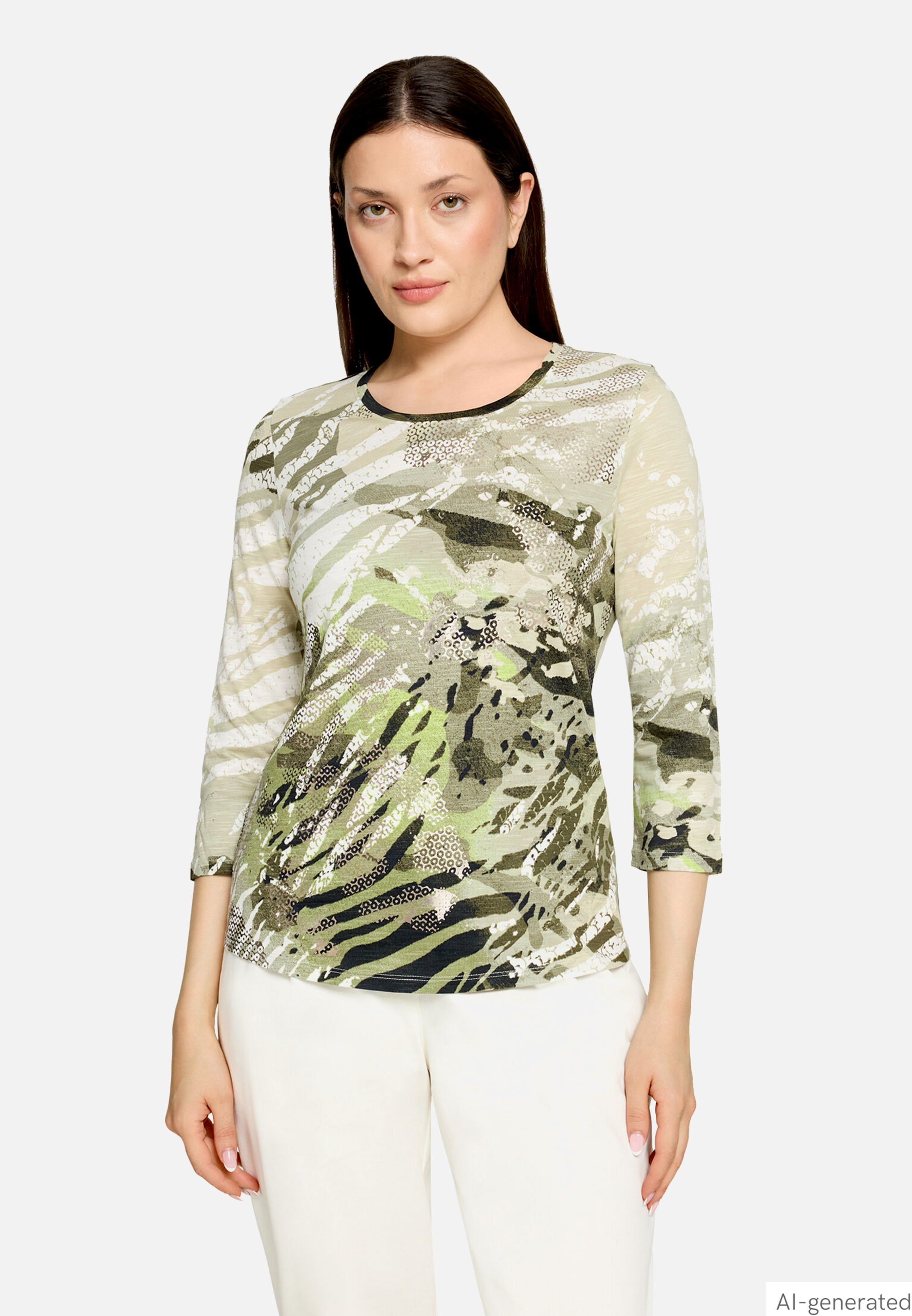 Basic Shirt mit Print