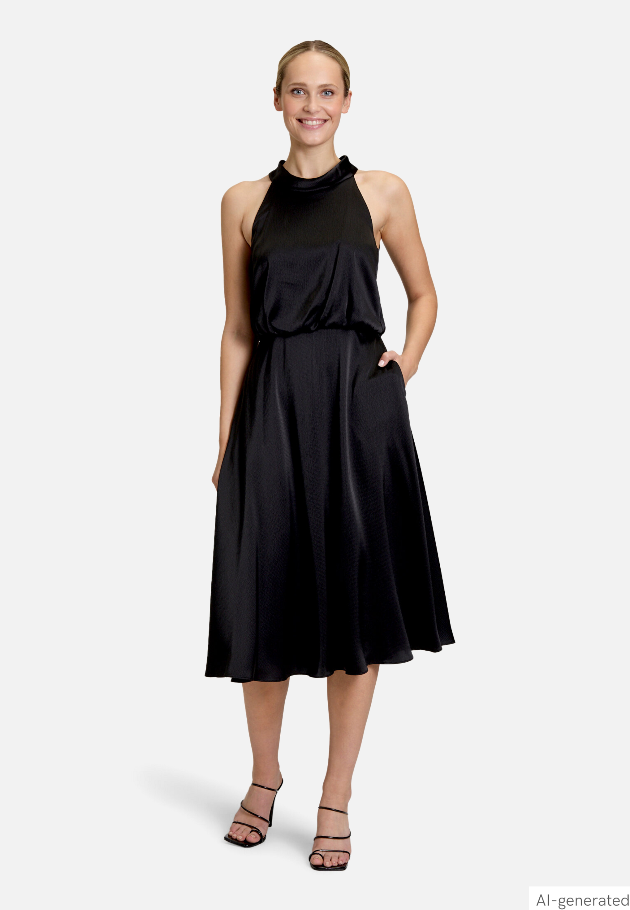 Cocktailkleid mit Stehkragen