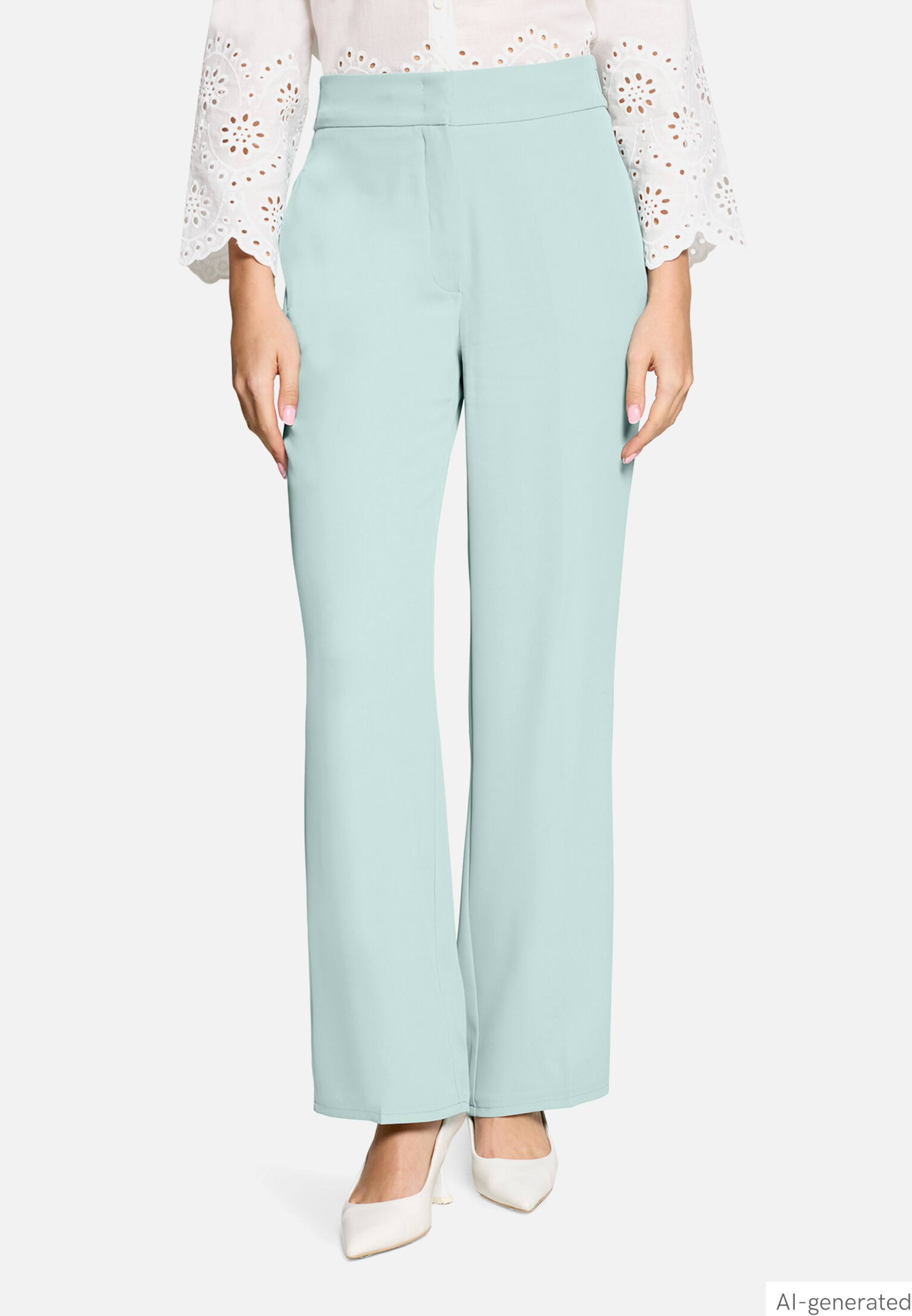 Stoffhose unifarben