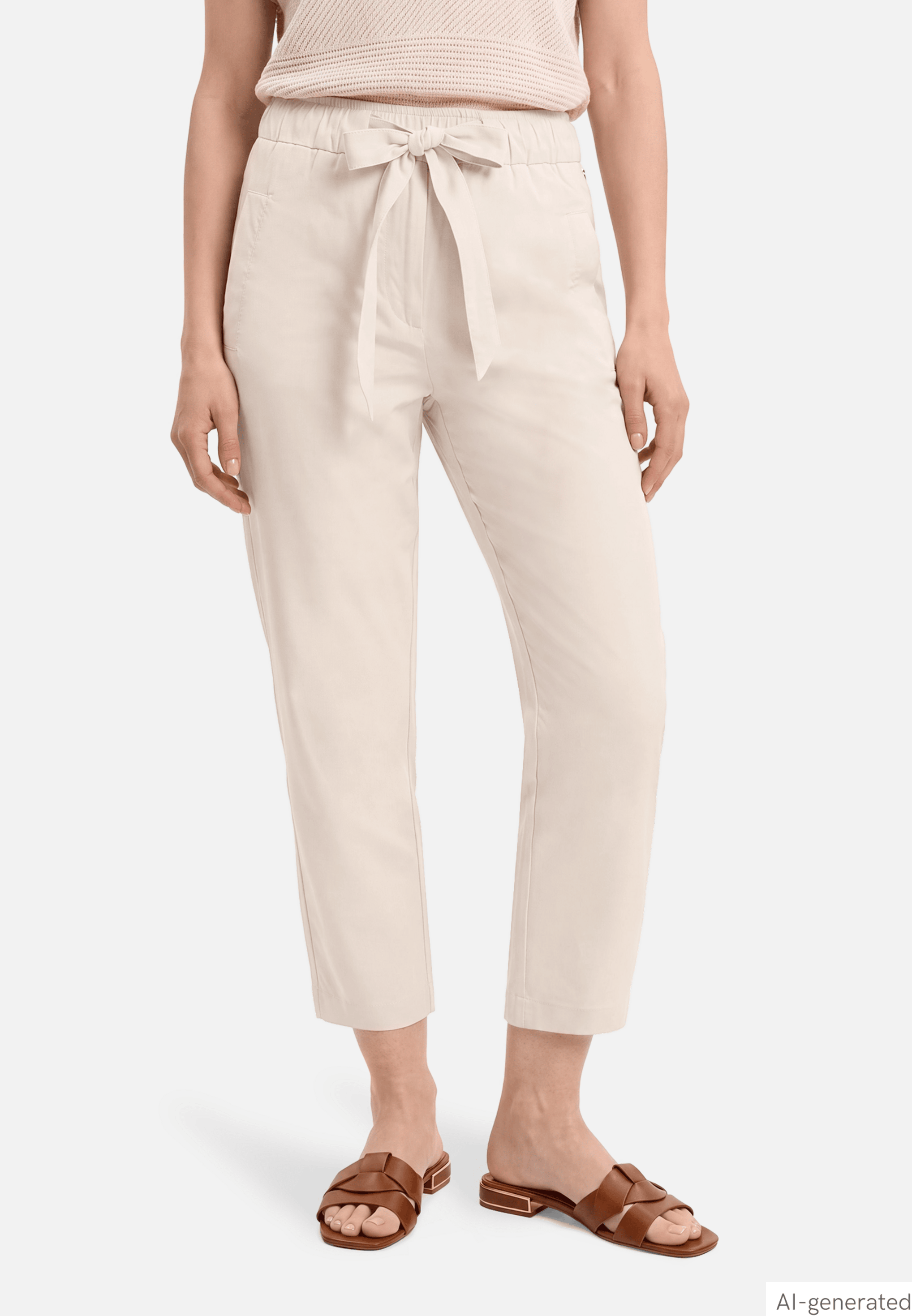 Casual-Hose mit elastischem Bund