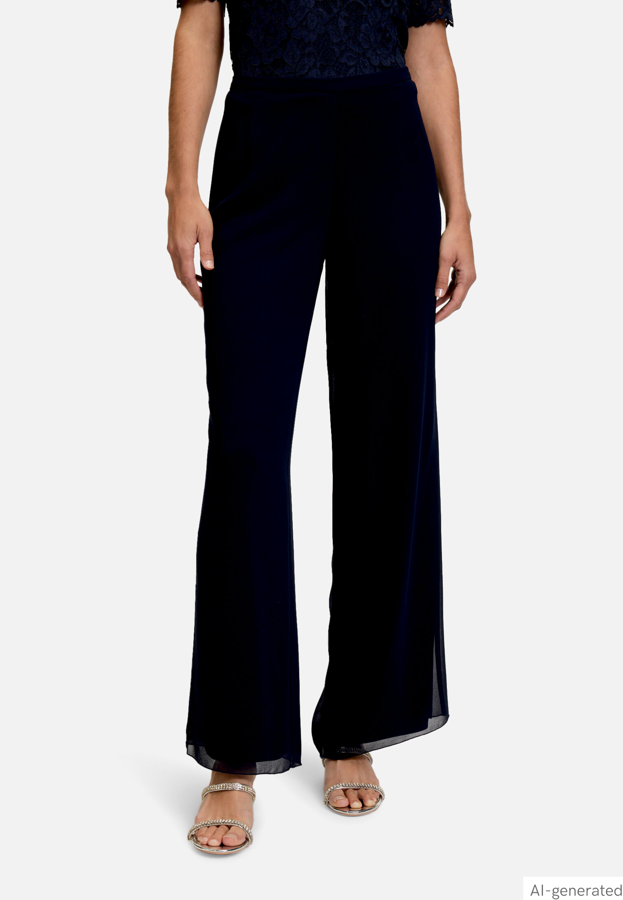 Marlene-Hose mit weitem Bein