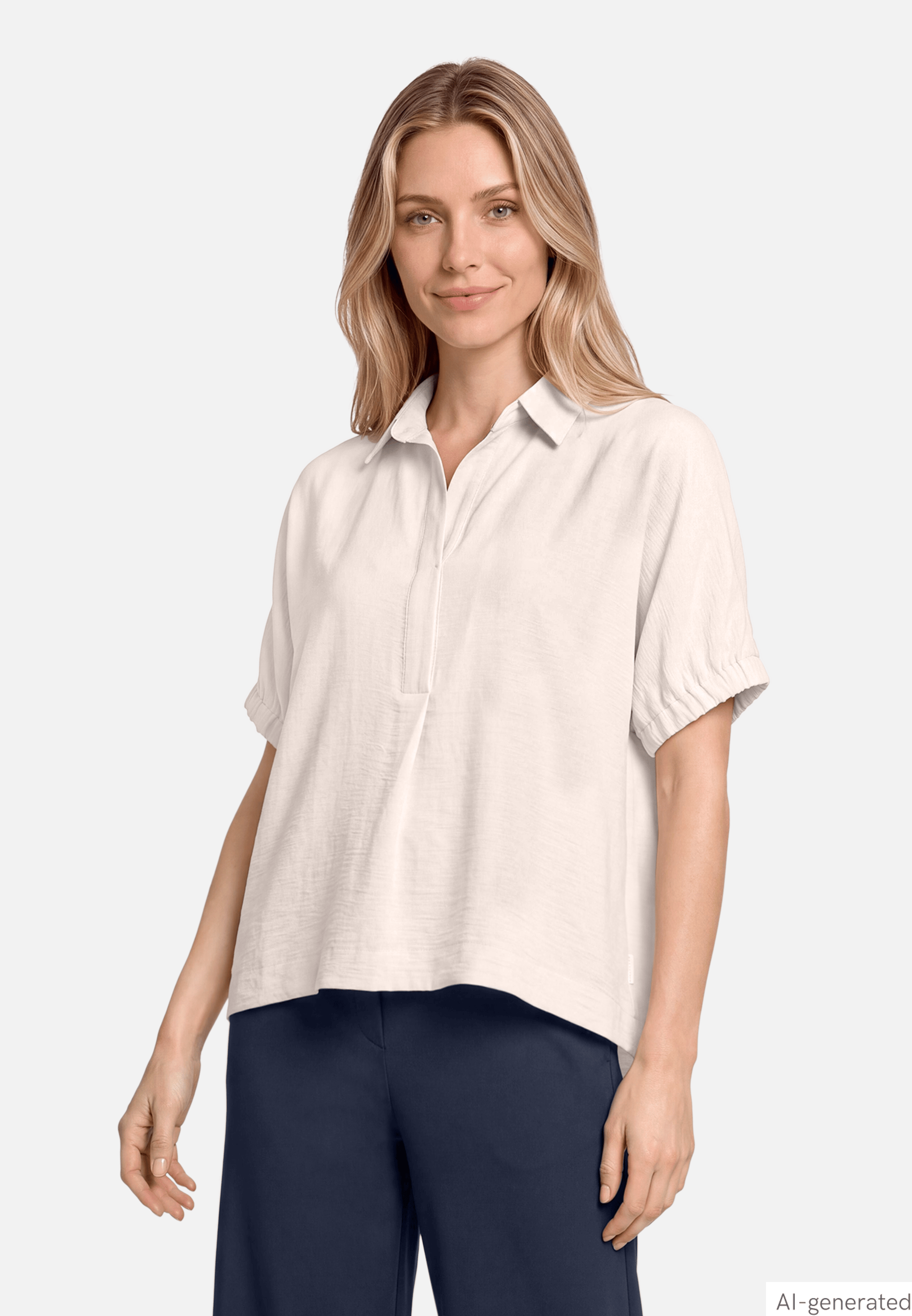 Blusenshirt mit Kragen