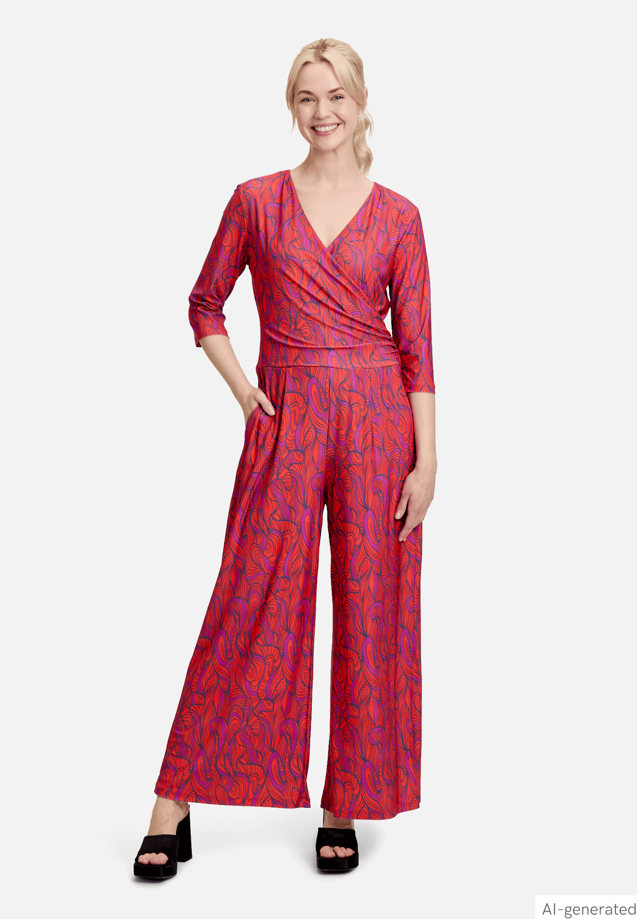 Jumpsuit mit weitem Bein