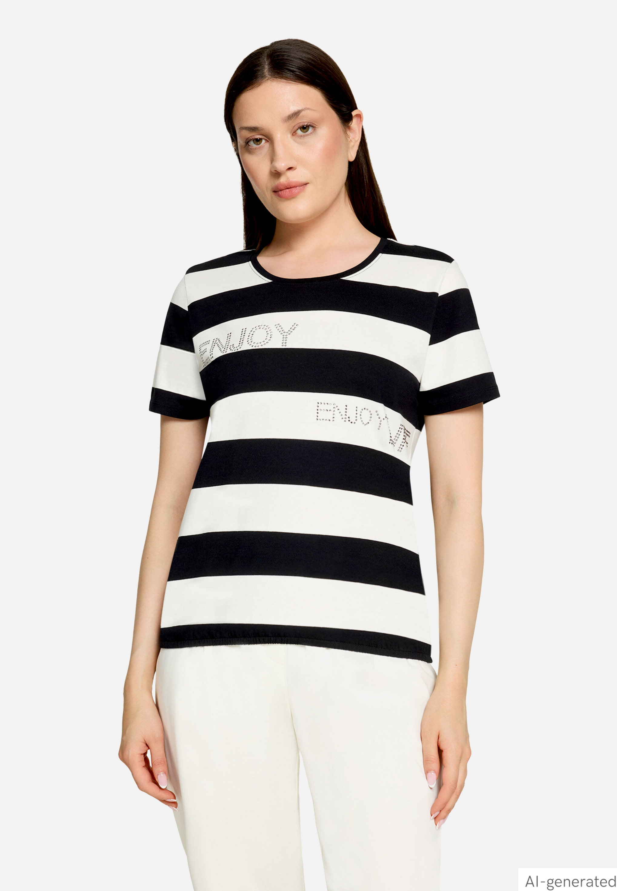 Ringelshirt mit Tunnelzug