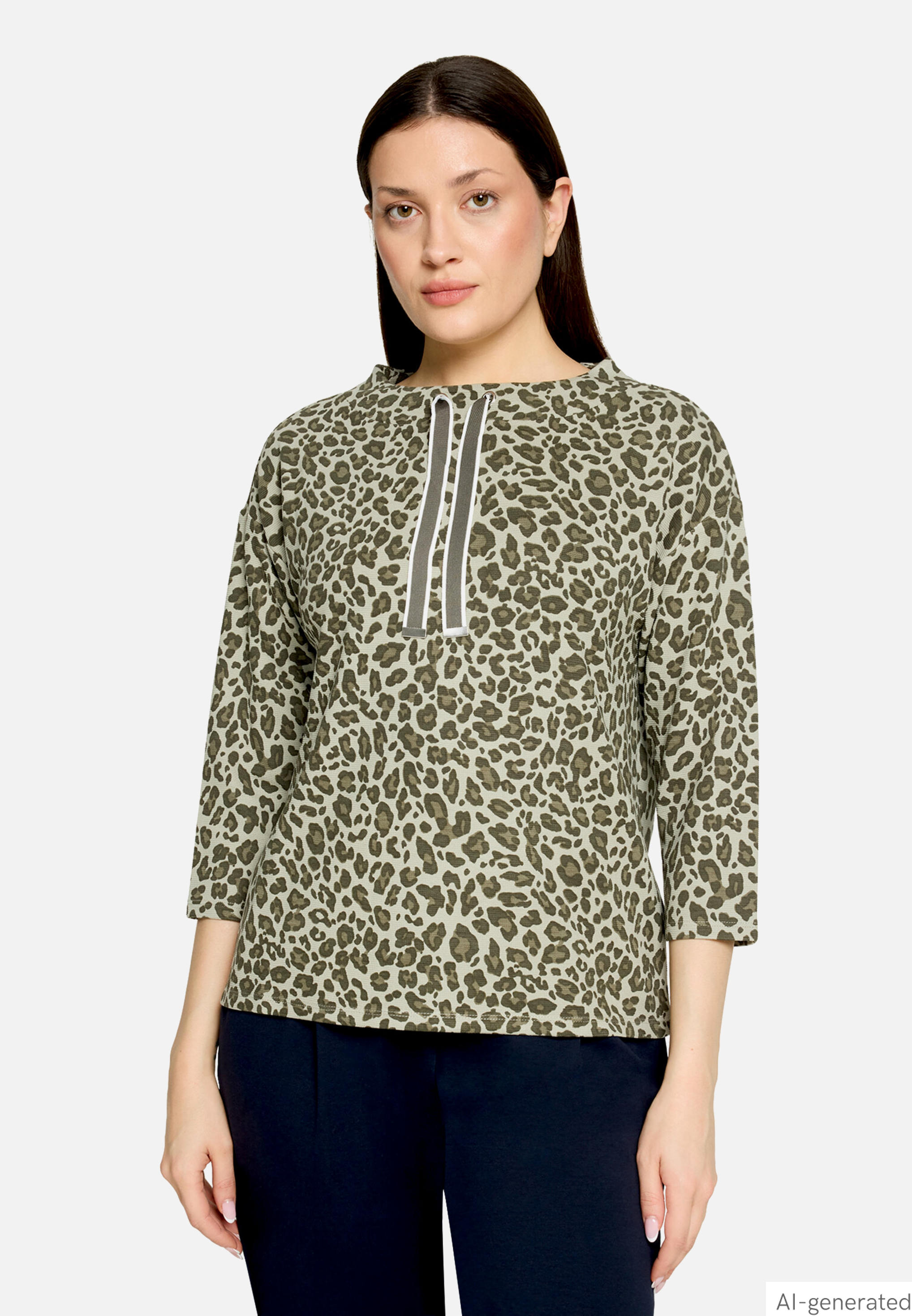 Sweatshirt mit Kragen