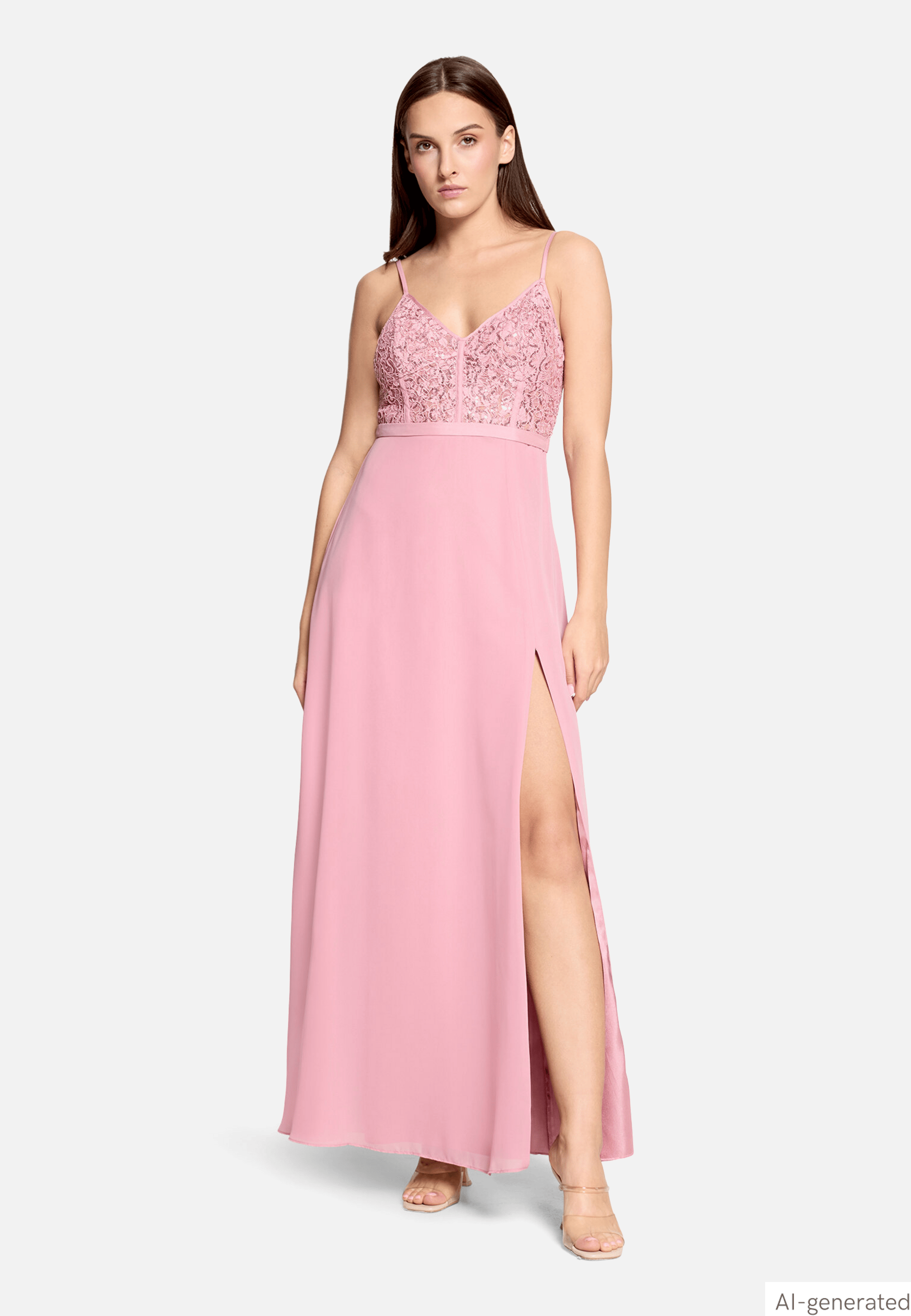 Abendkleid mit Stickerei